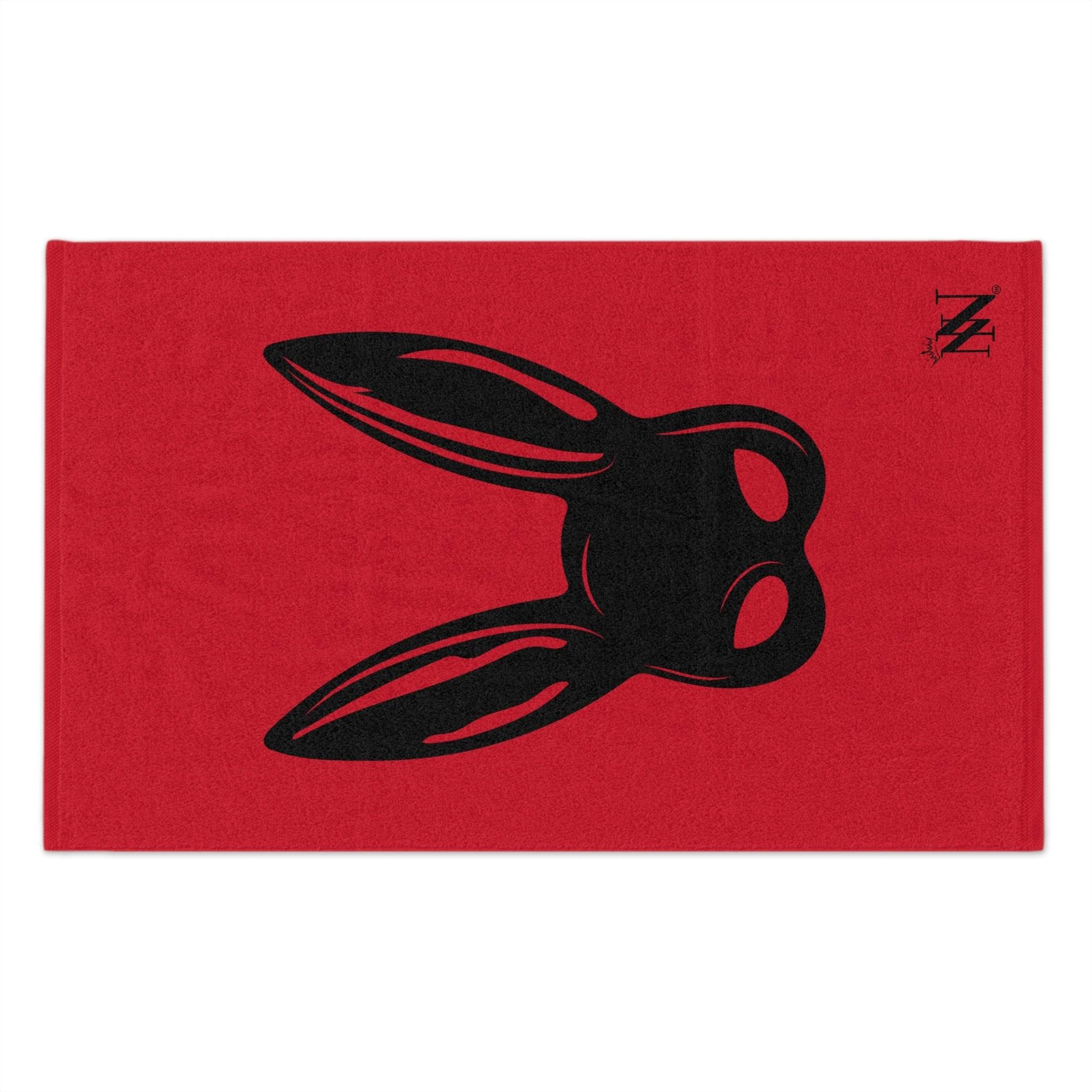 Bunny Mask Red Mix & Match Soft Sex Towels | Flirty Lovers’ Gifts