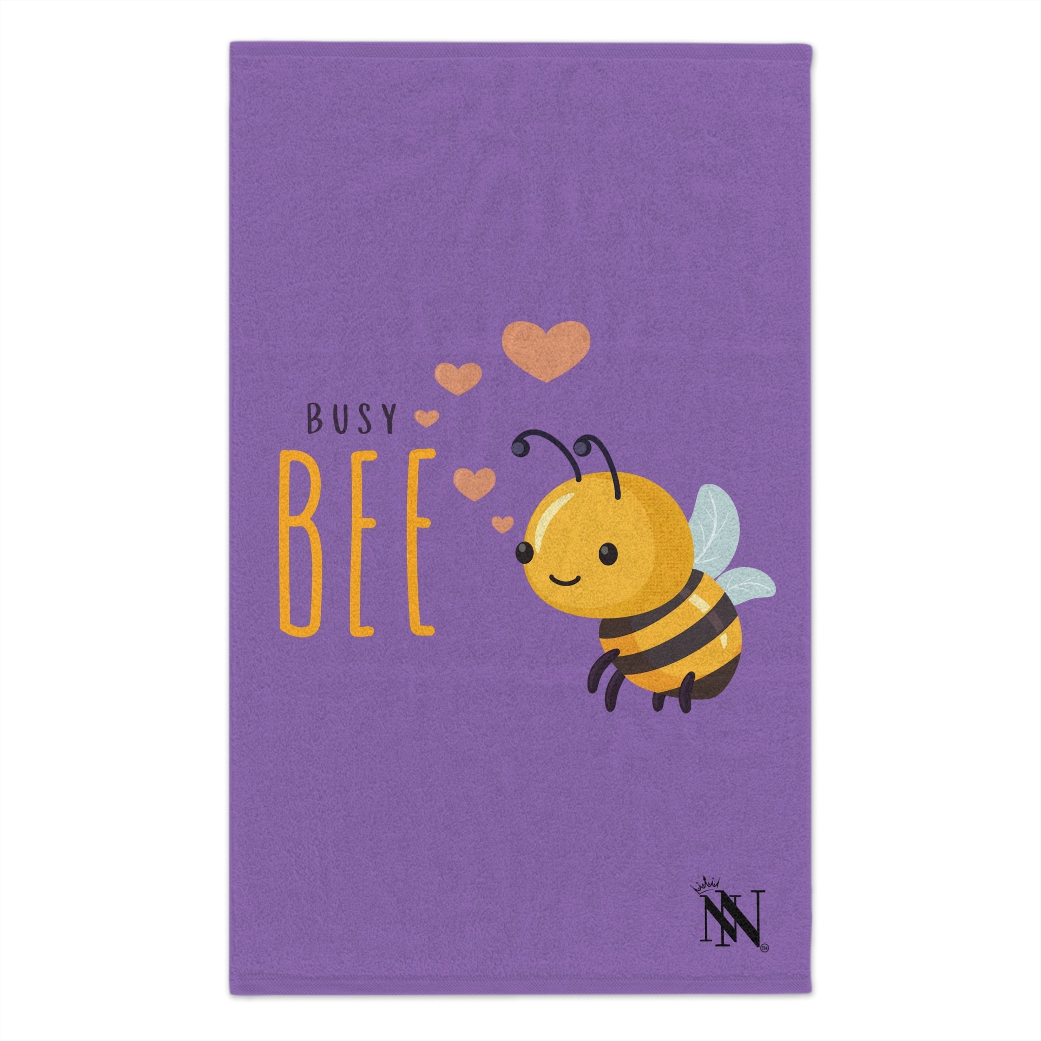 Busy Bee Lavendar | Mix & Match Soft Fun-Flirty Lovers’ Towels