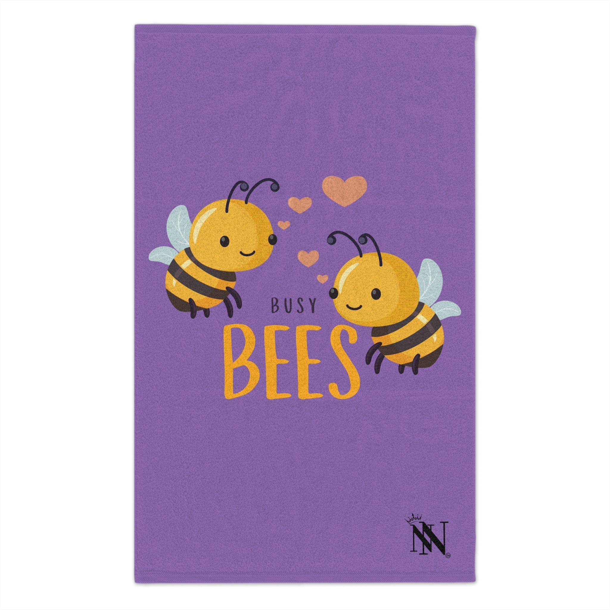 Busy Bees Lavendar | Mix & Match Soft Fun-Flirty Lovers’ Towels