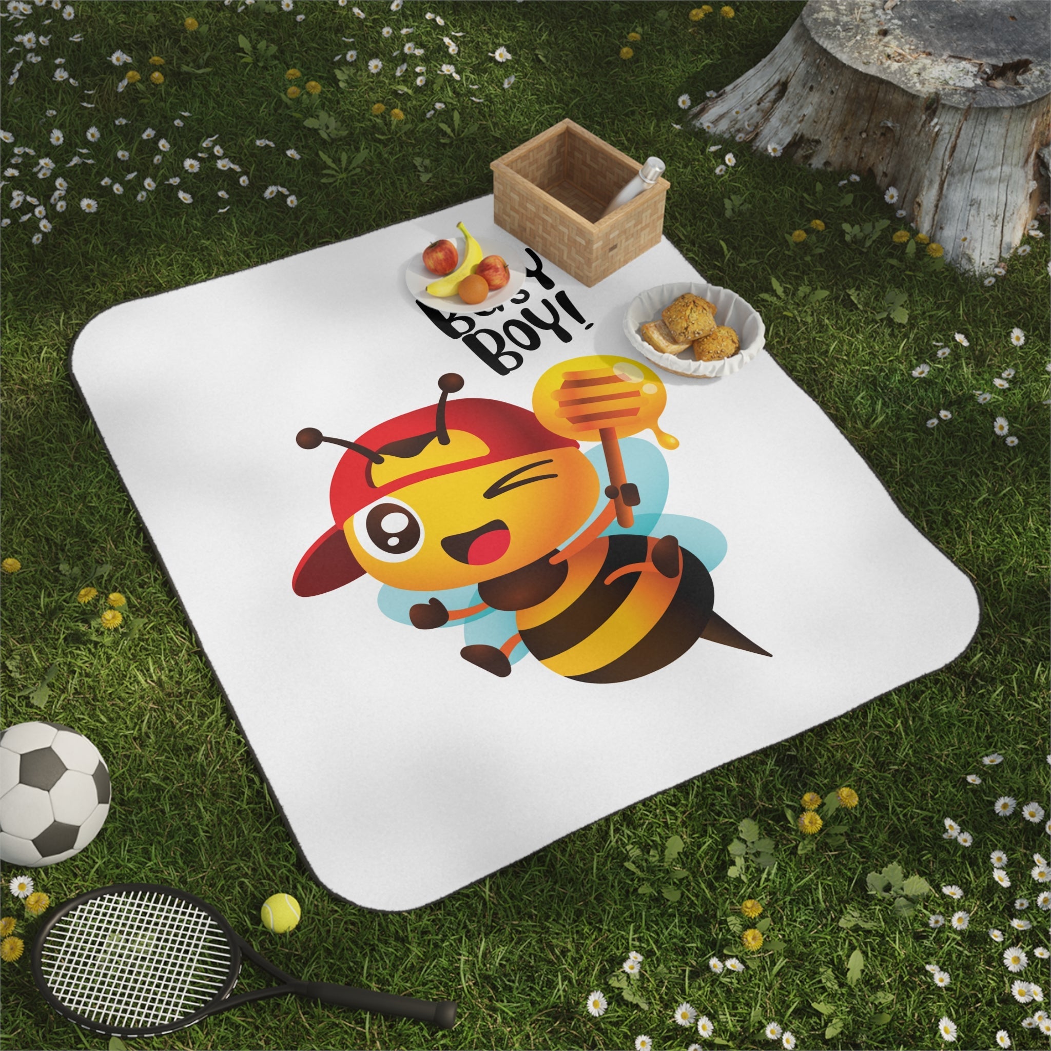 Busy Boy! Bee | Mix Match Fun-Flirty Lovers’ Water-Resistant Blankets