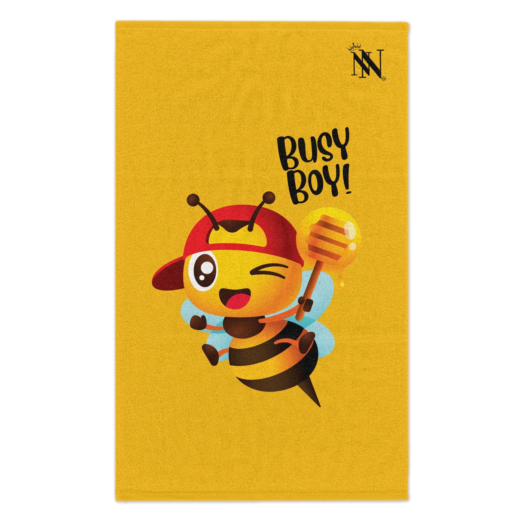 Busy Boy! Bee Yellow | Mix & Match Soft Fun-Flirty Lovers’ Towels