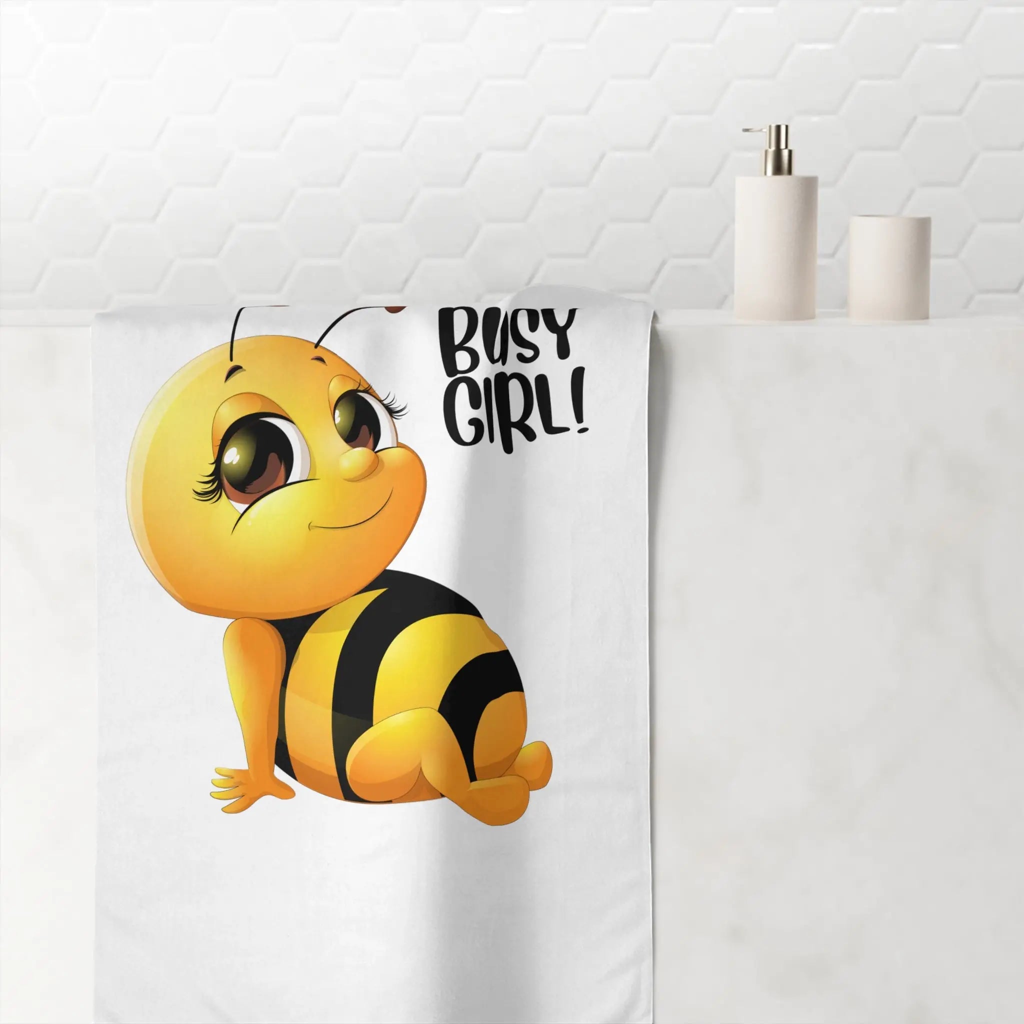 Busy Girl! Bee | Mix & Match Naughty XL Fun-Flirty Lovers’ Towels