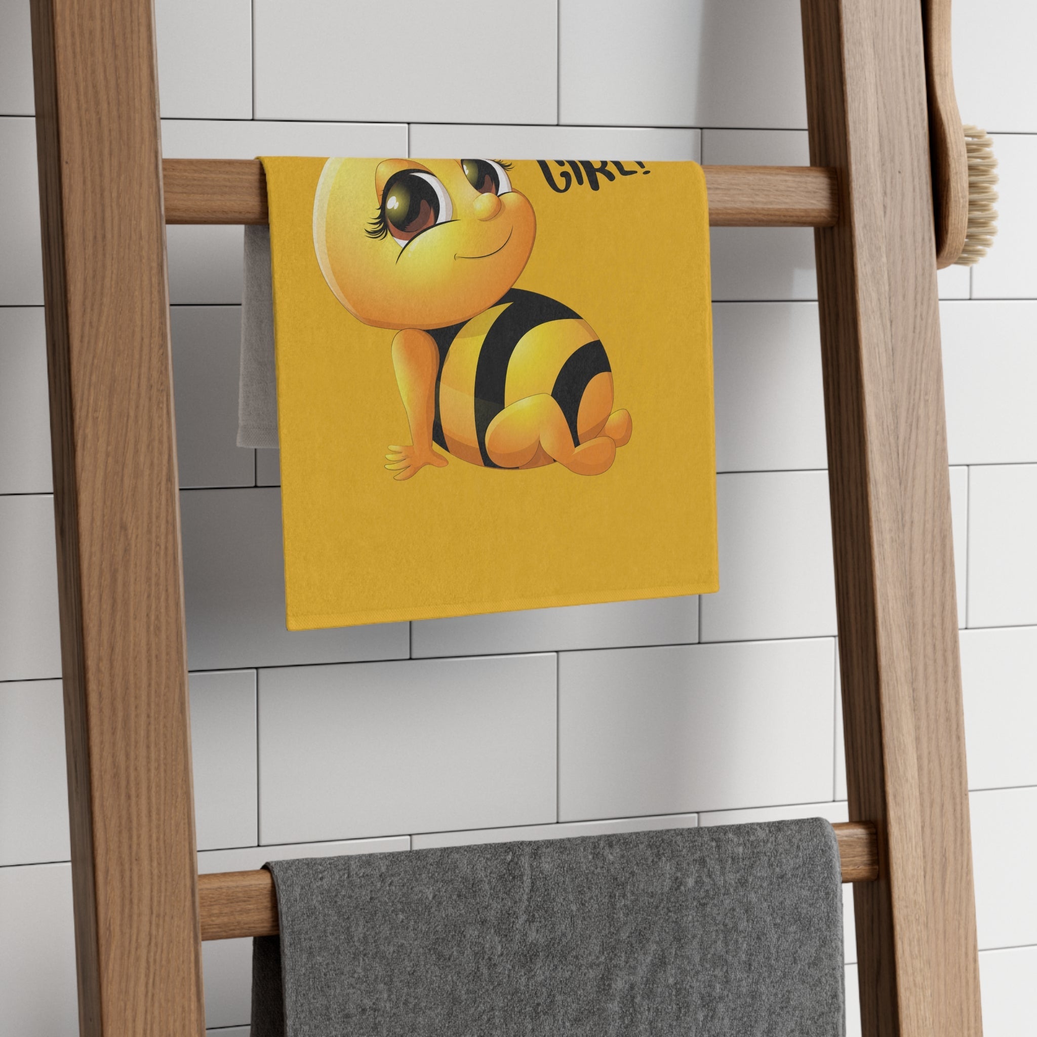 Busy Girl! Bee Yellow | Mix & Match Soft Fun-Flirty Lovers’ Towels