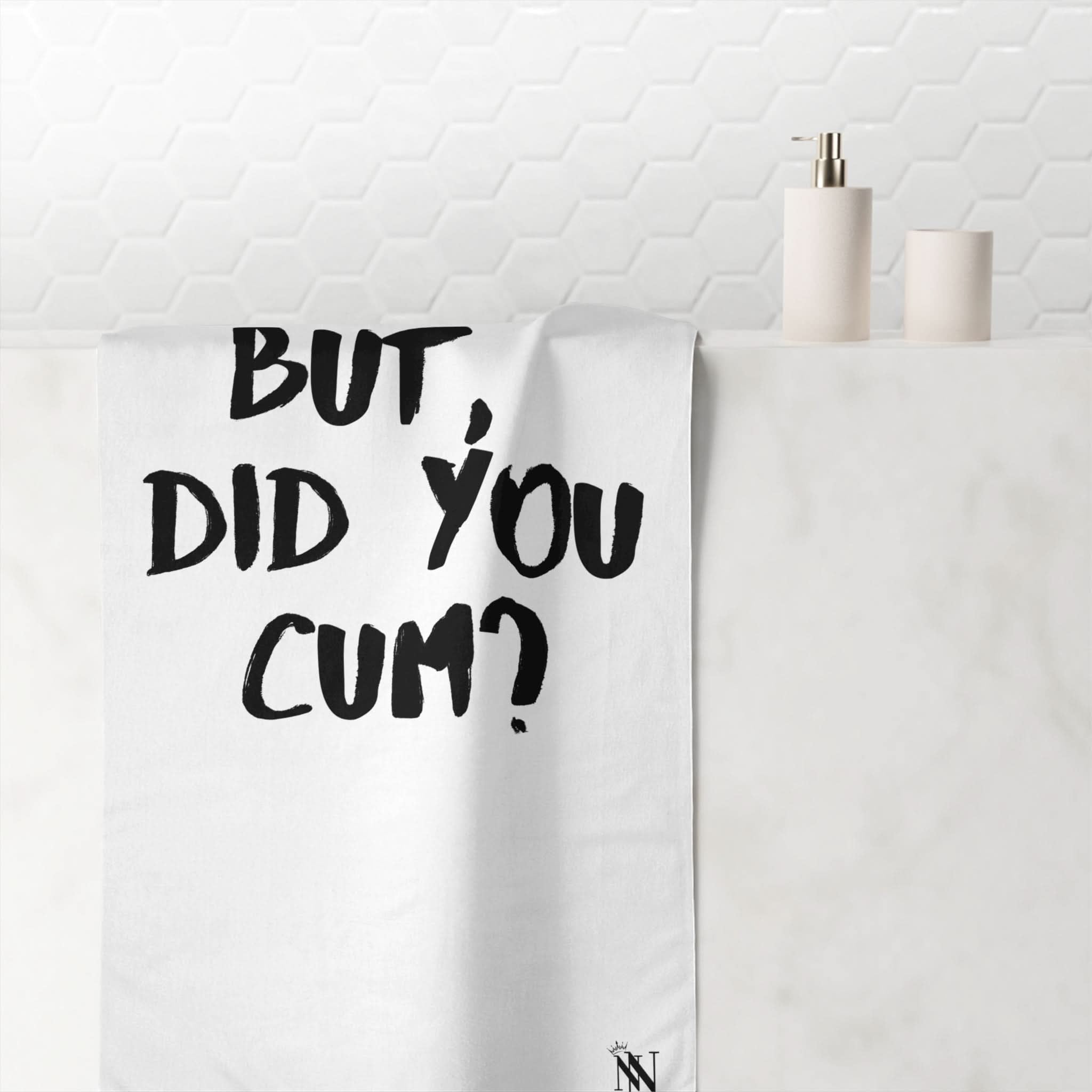 But Did You Cum? | Mix & Match Naughty XL Fun-Flirty Lovers’ Towels