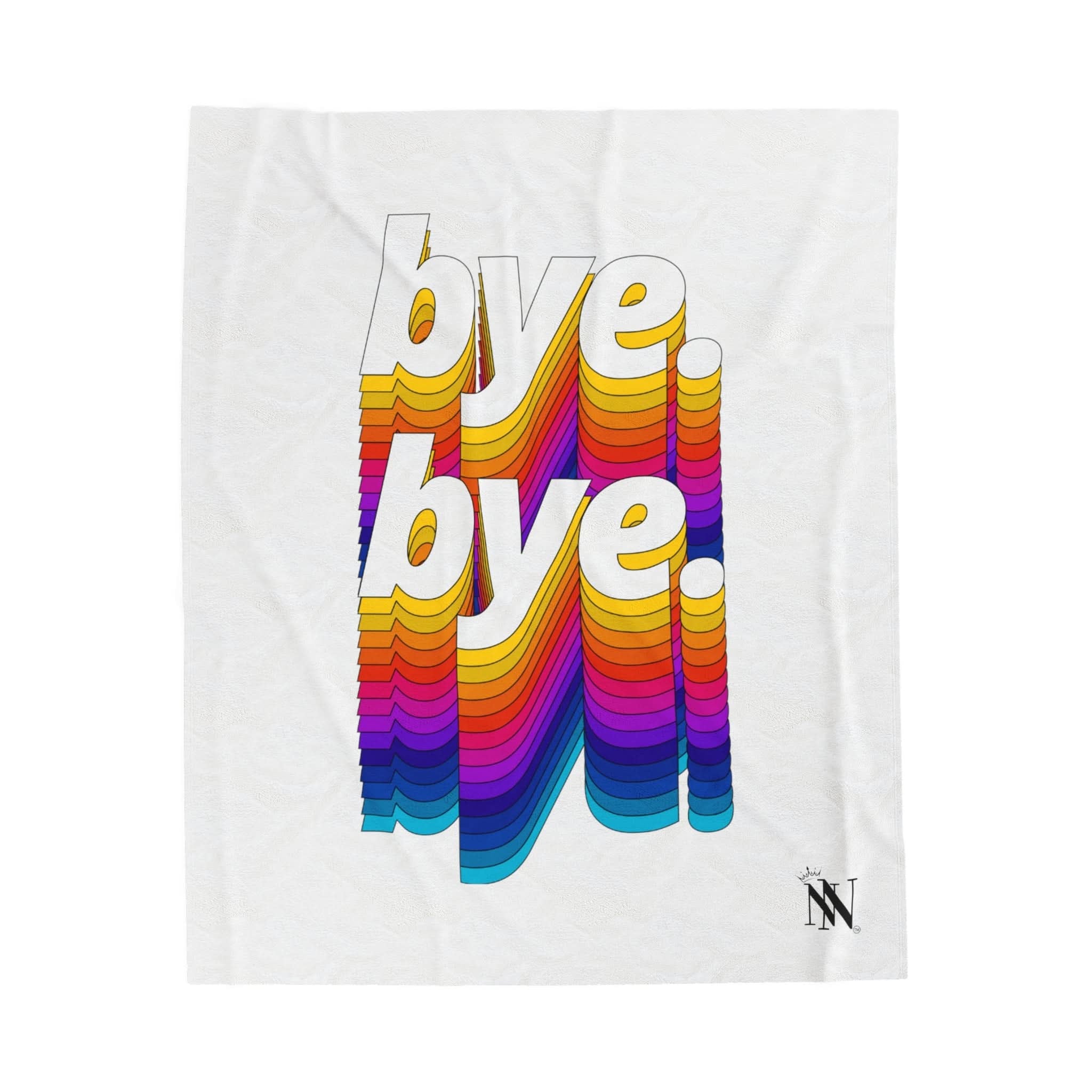 Bye. Bye. | Mix & Match Fun-Flirty Loversā Blankets