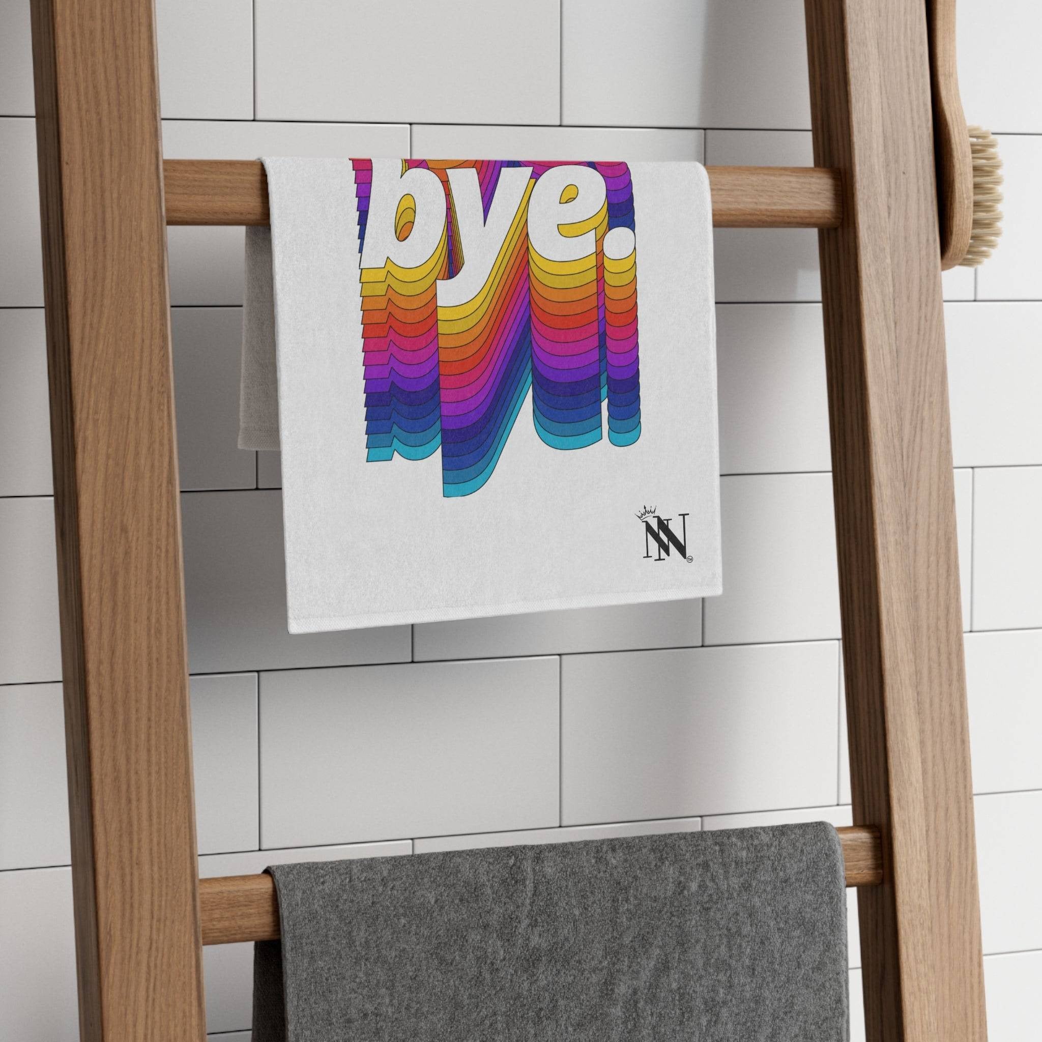 Bye. Bye. | Mix & Match Soft Fun-Flirty Lovers’ Towels