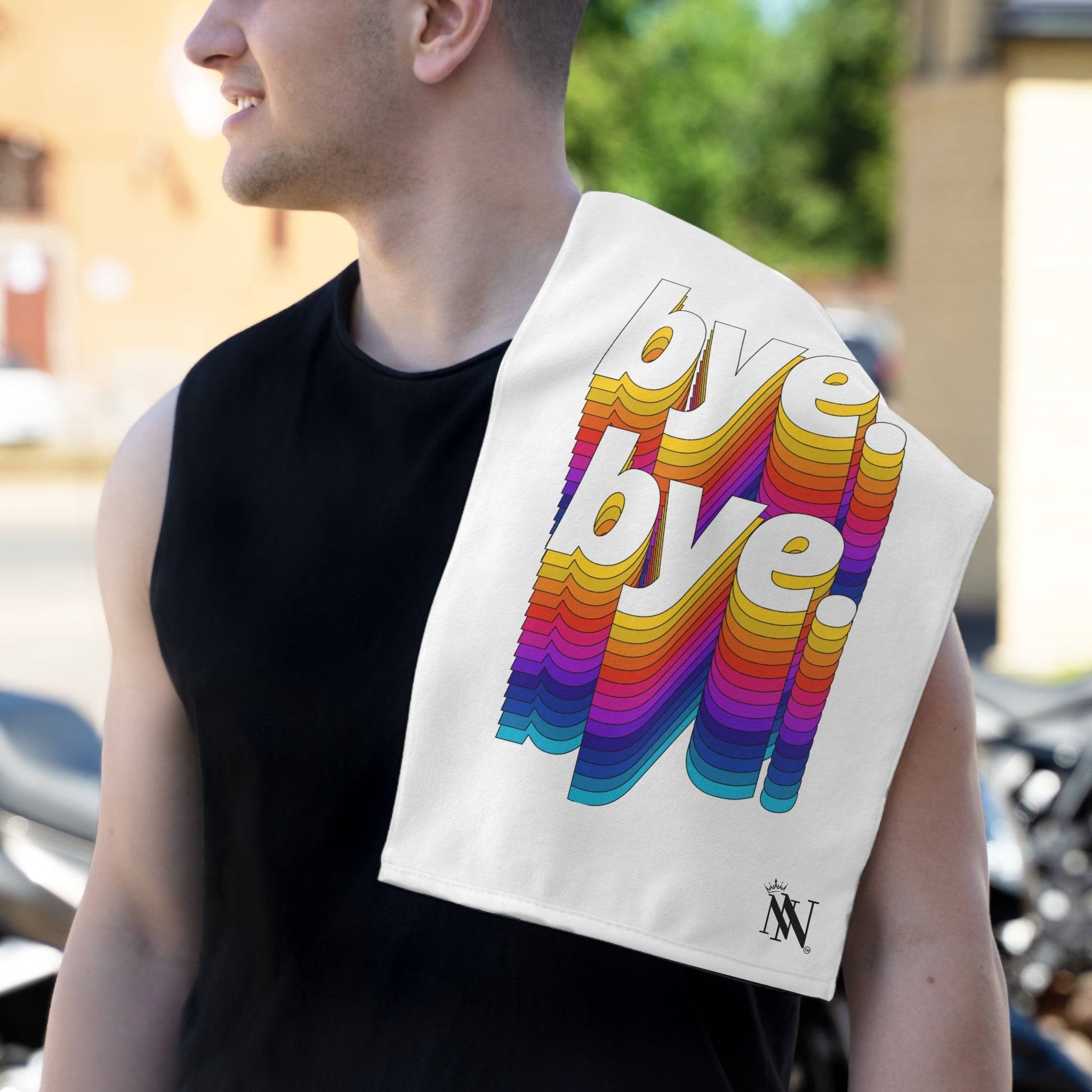 Bye. Bye. | Mix & Match Soft Fun-Flirty Lovers’ Towels