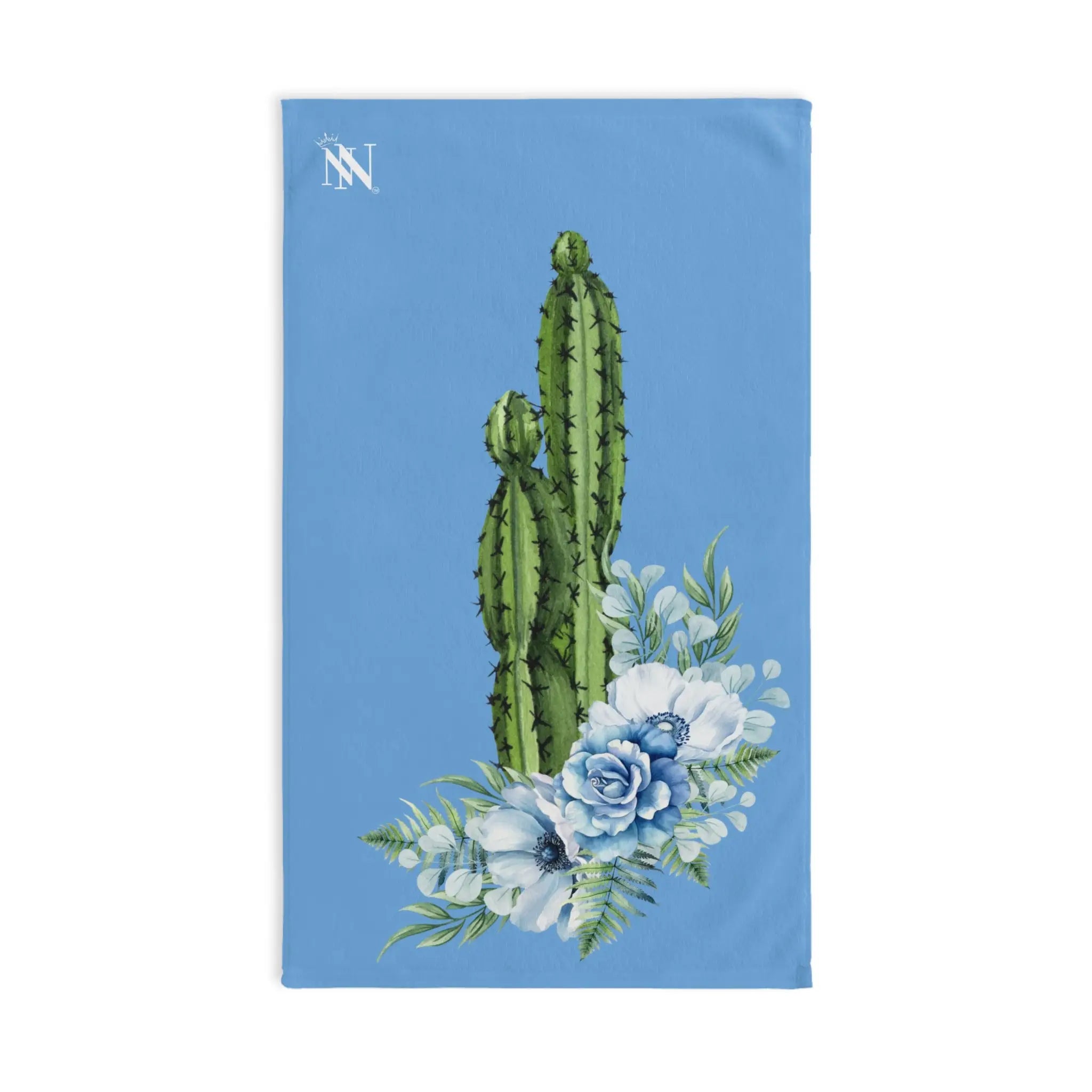 Cactus Blue Rose Vows Light Blue | Mix & Match Original Fun-Flirty Lovers’ Towels