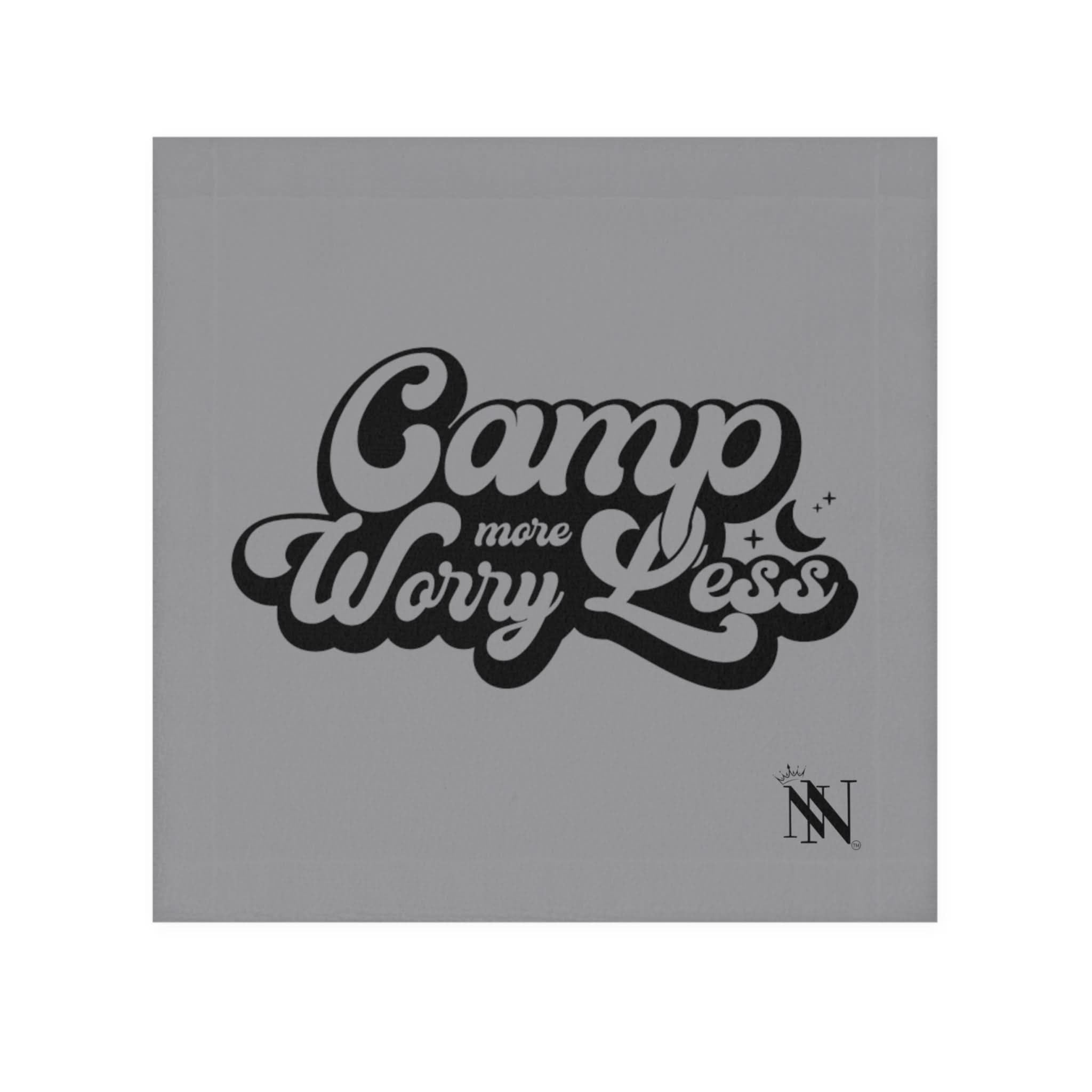 Camp More Worry Less Grey | Mix & Match Lils’ Fun-Flirty Lovers’ Towels