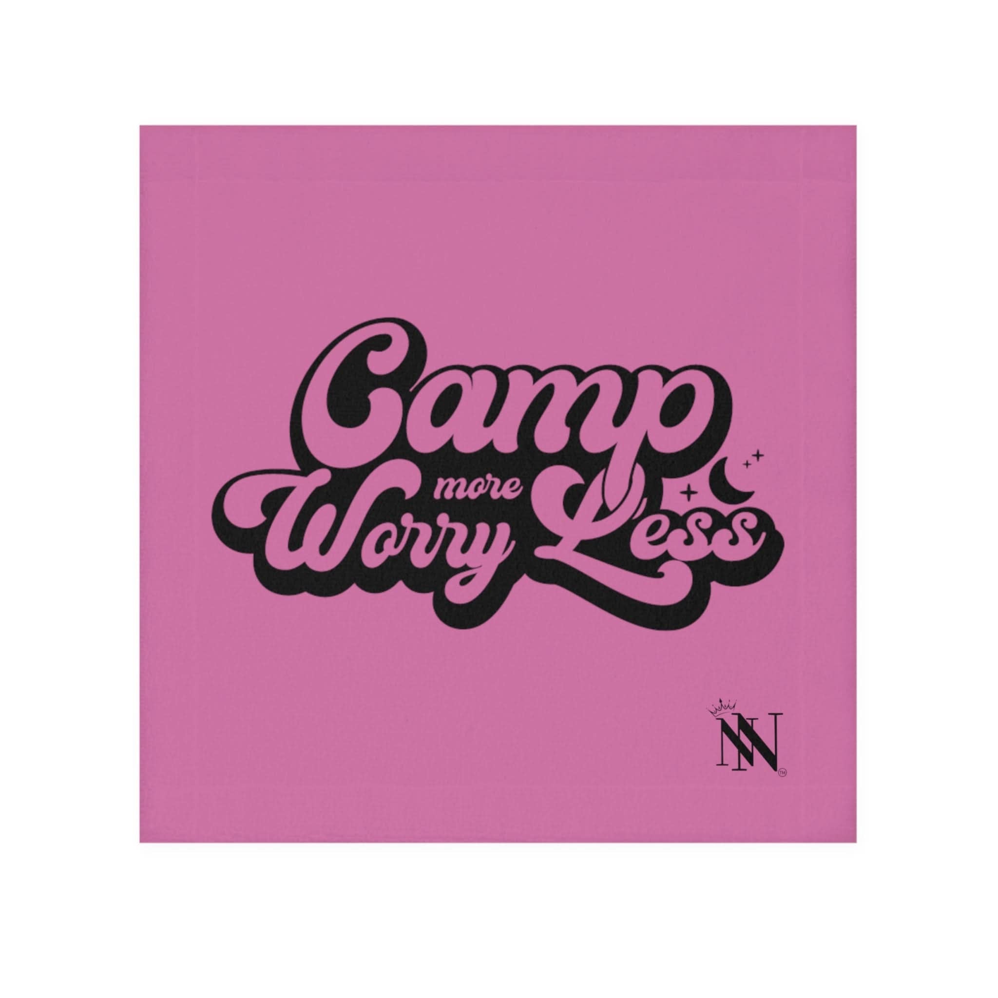 Camp More Worry Less Pink | Mix & Match Lils’ Fun-Flirty Lovers’ Towels
