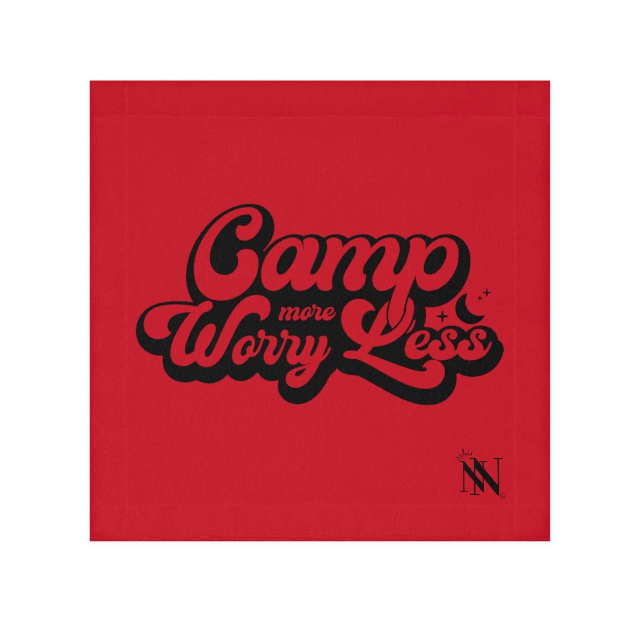 Camp More Worry Less Red | Mix & Match Lils’ Fun-Flirty Lovers’ Towels