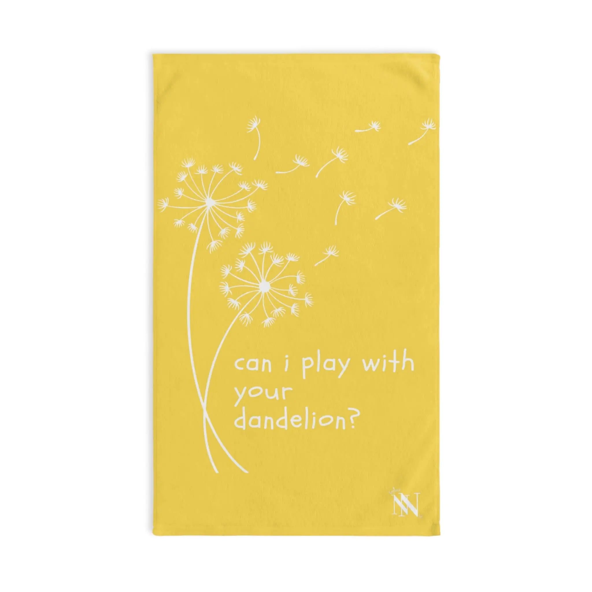Can I Play With Your Dandelion? | Mix & Match Original Fun-Flirty Lovers’ Towels