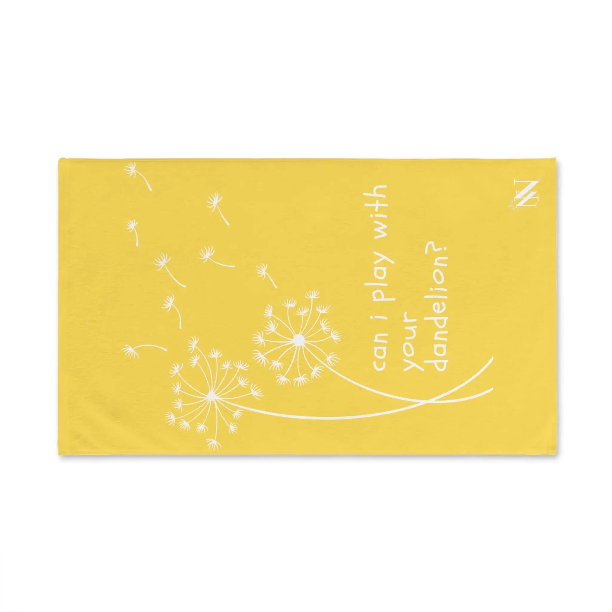 Can I Play With Your Dandelion? | Mix & Match Original Fun-Flirty Lovers’ Towels