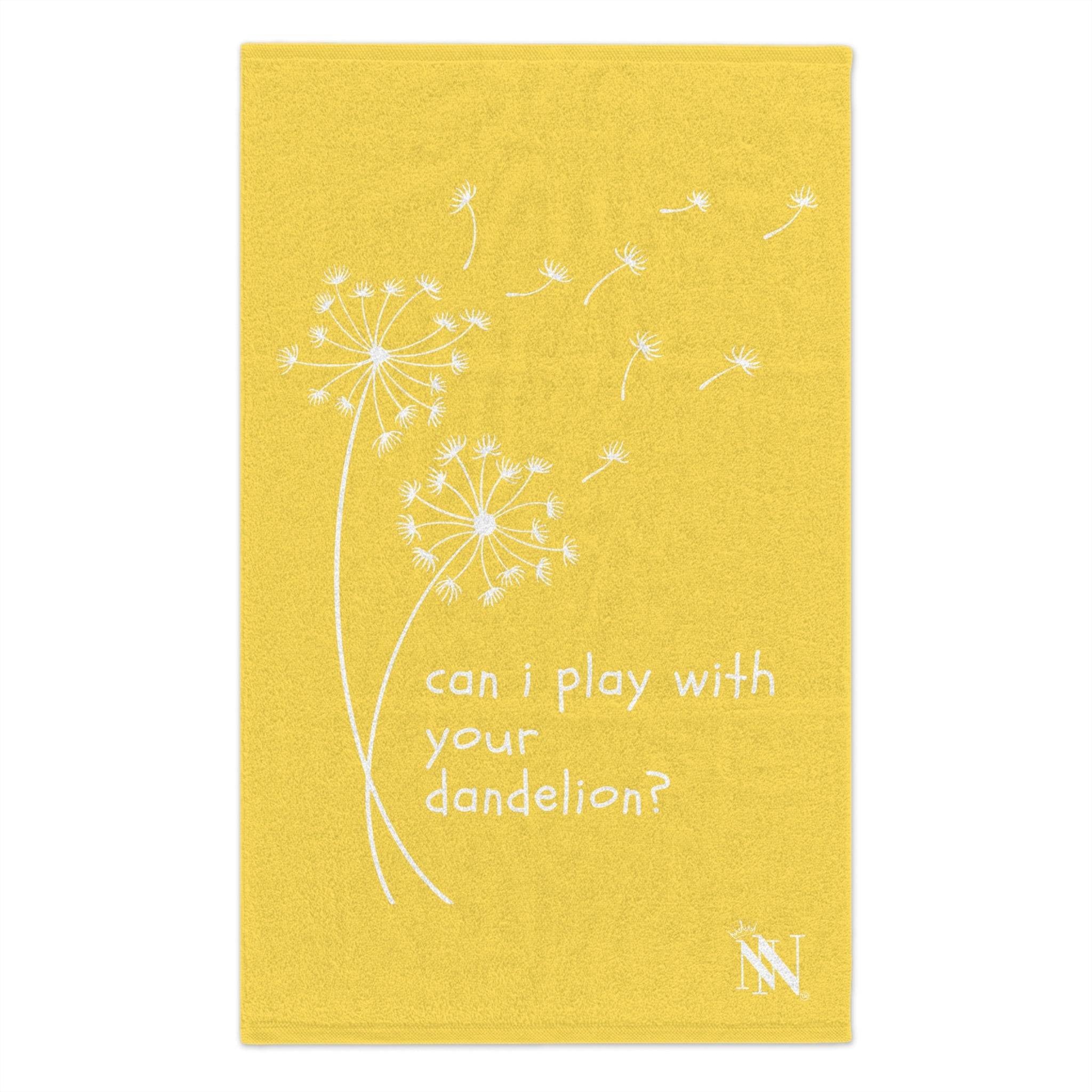 Can I Play With Your Dandelion? | Mix & Match Soft Fun-Flirty Lovers’ Towels