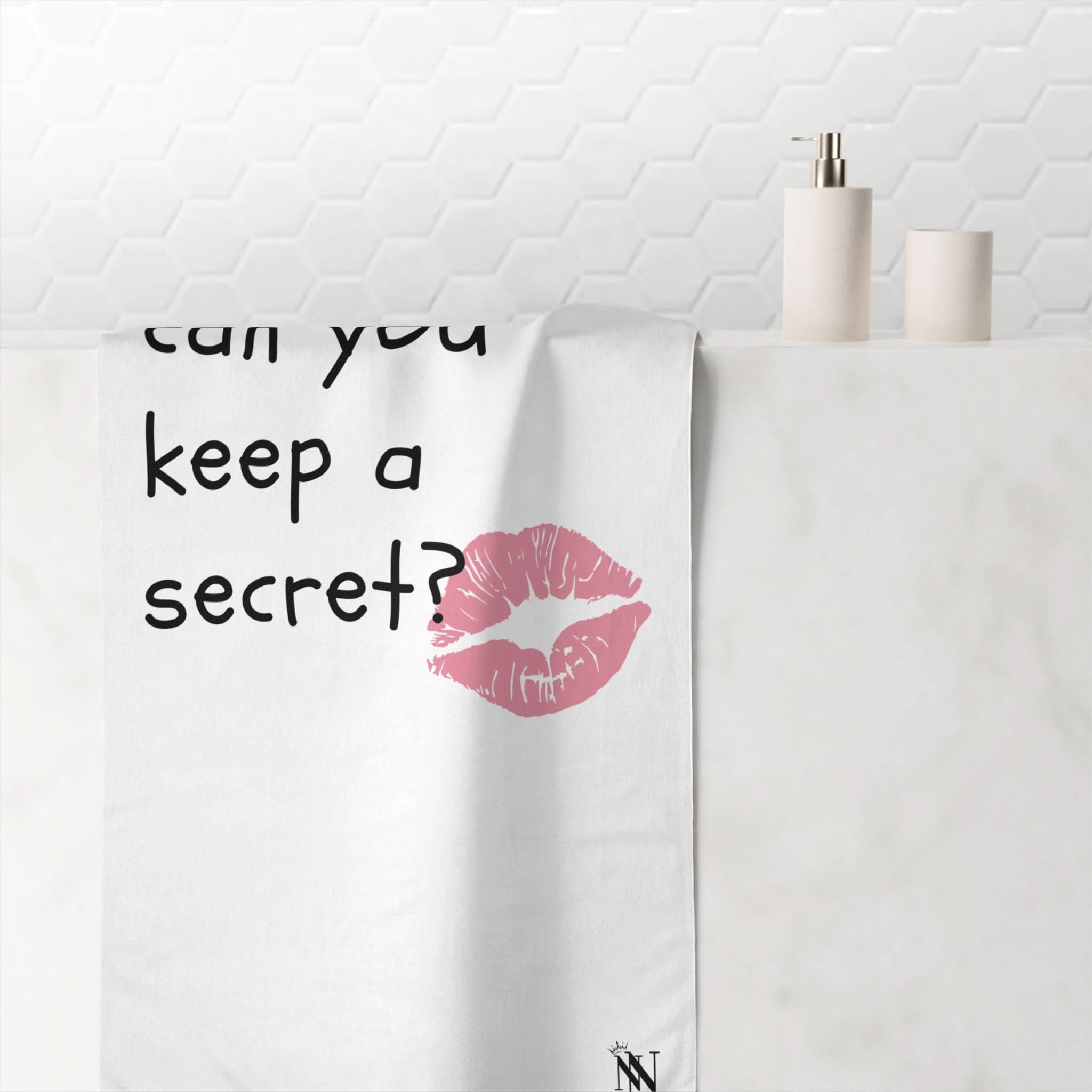 Can You Keep A Secret? | Mix & Match Naughty XL Fun-Flirty Lovers’ Towels