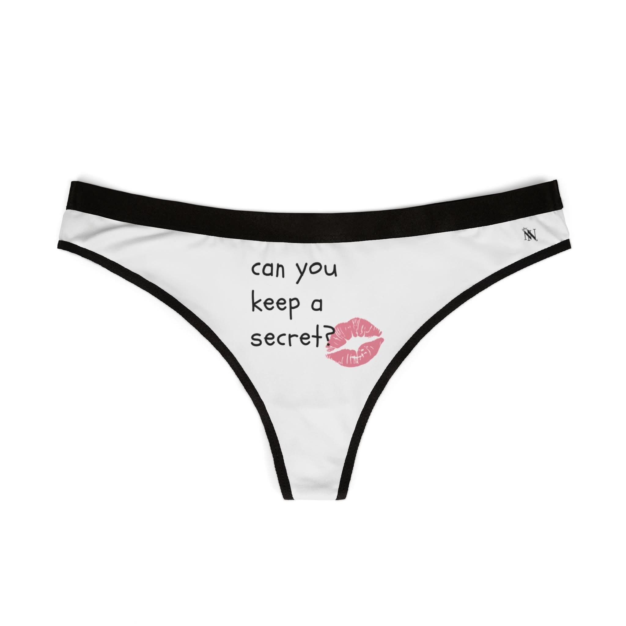Can You Keep A Secret? | Mix & Match Women’s Fun-Flirty Lovers’ Thongs