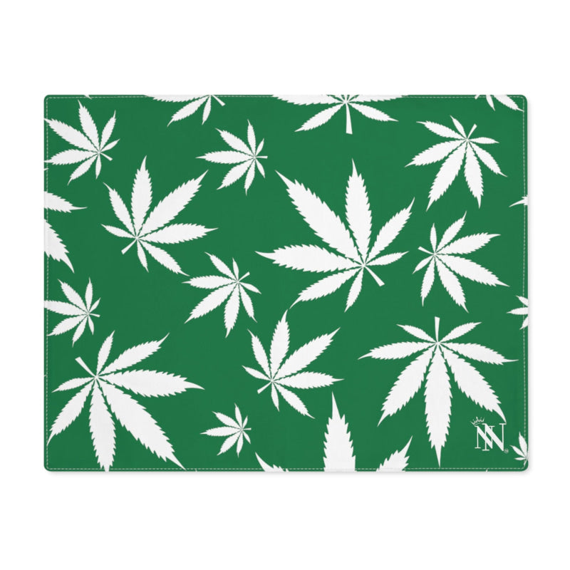 Cannabis Love Green | Mix & Match Playful Fun-Flirty Lovers’ Toy Mats