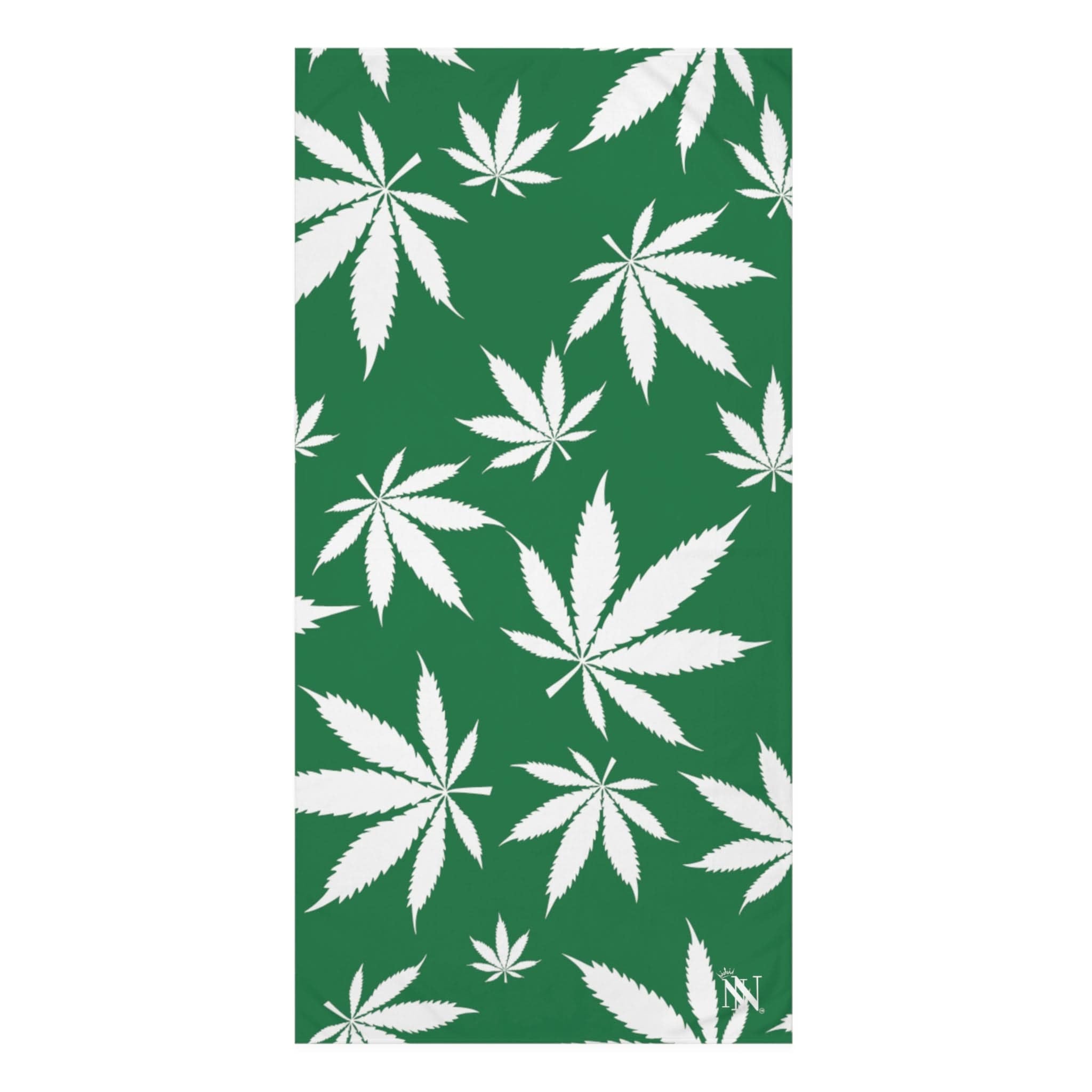 Cannabis Love Green | Mix & Match XL Fun-Flirty Lovers’ Towels