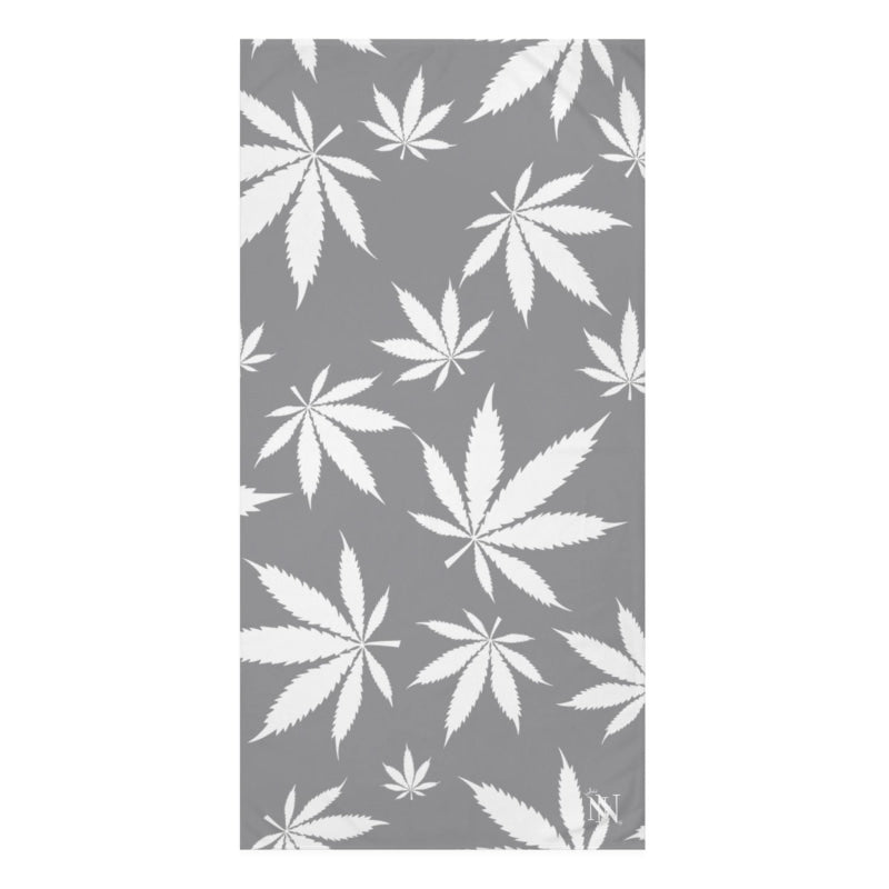 Cannabis Love Grey | Mix & Match XL Fun-Flirty Lovers’ Towels