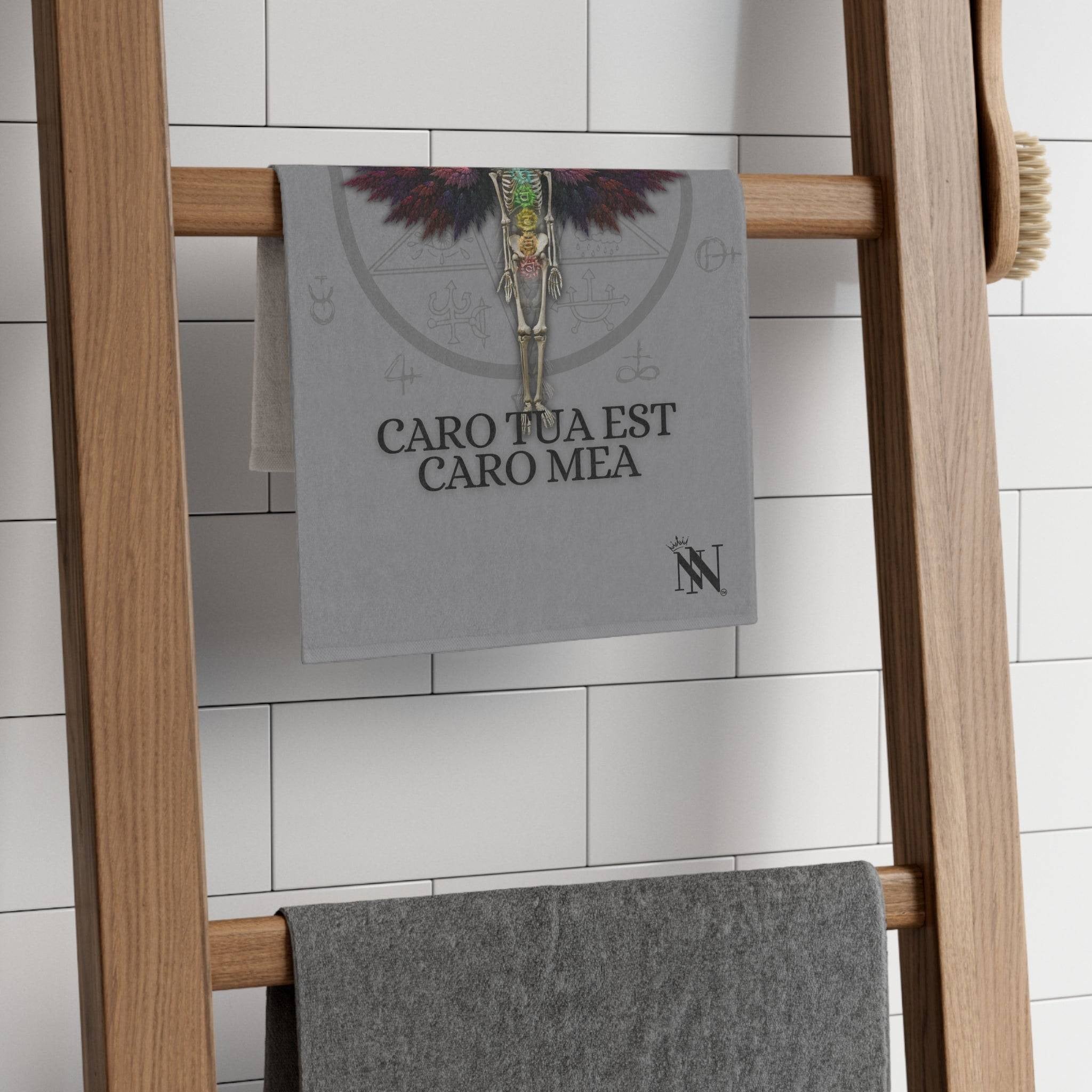 Caro Tua Est Caro Mea | Mix & Match Soft Fun-Flirty Lovers’ Towels