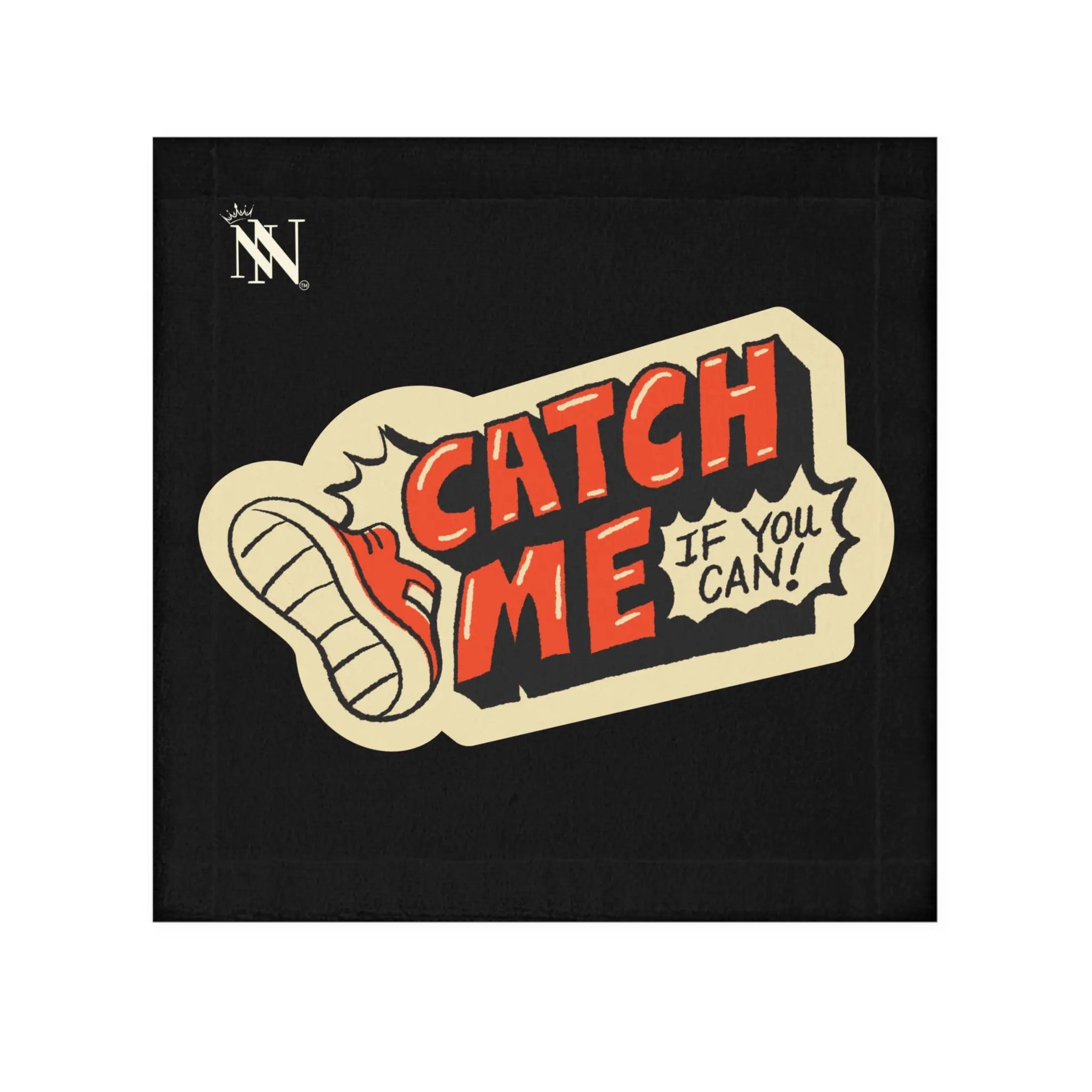 Catch Me If You Can Sticker Print | Mix & Match Lils’ Fun-Flirty Lovers’ Towels