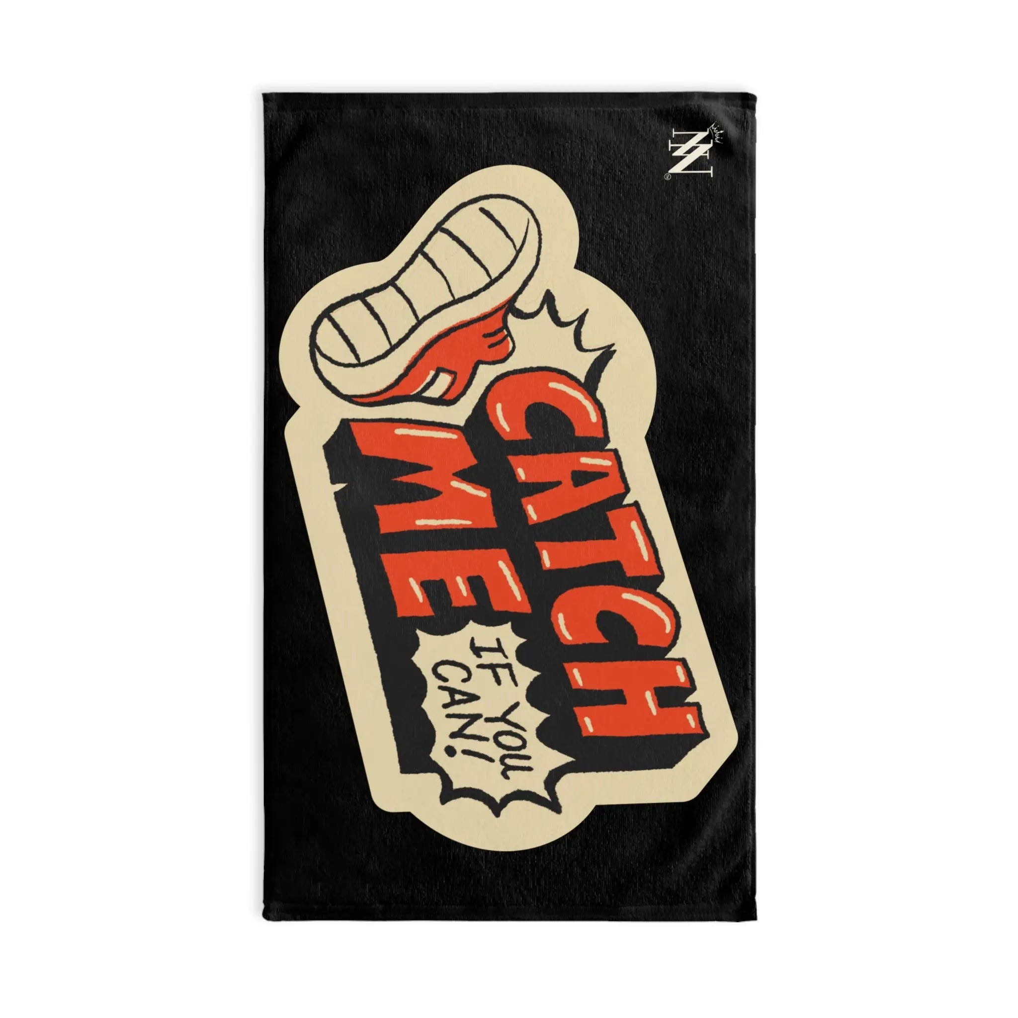 Catch Me If You Can Sticker Print | Mix & Match Original Fun-Flirty Lovers’ Towels