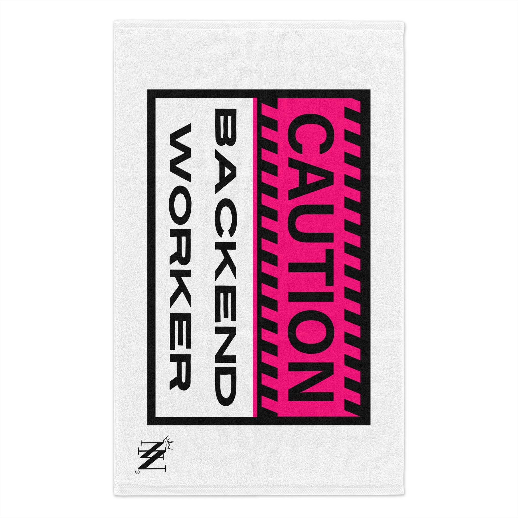 Caution: Backend Worker | Mix & Match Soft Fun-Flirty Lovers’ Towels