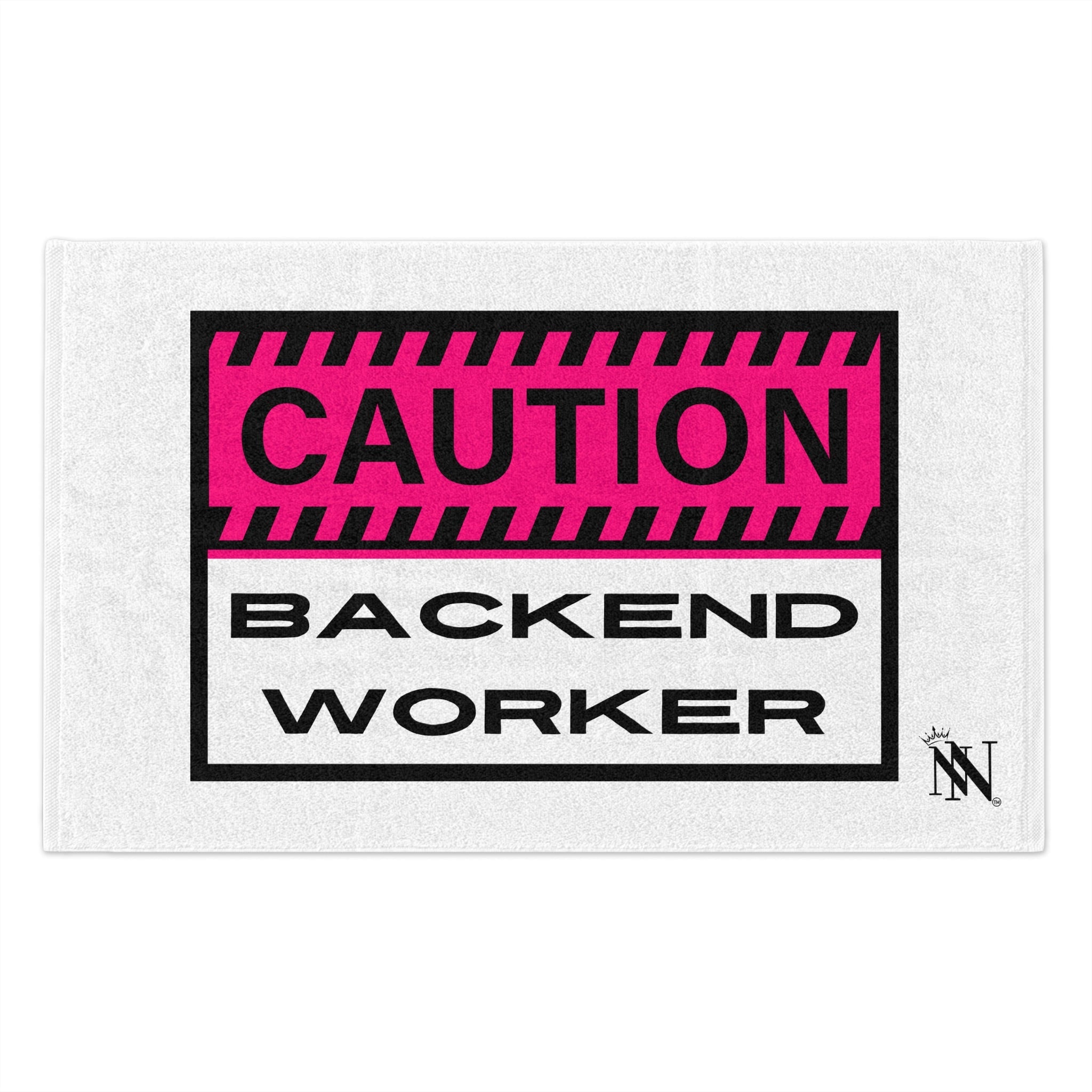 Caution: Backend Worker | Mix & Match Soft Fun-Flirty Lovers’ Towels