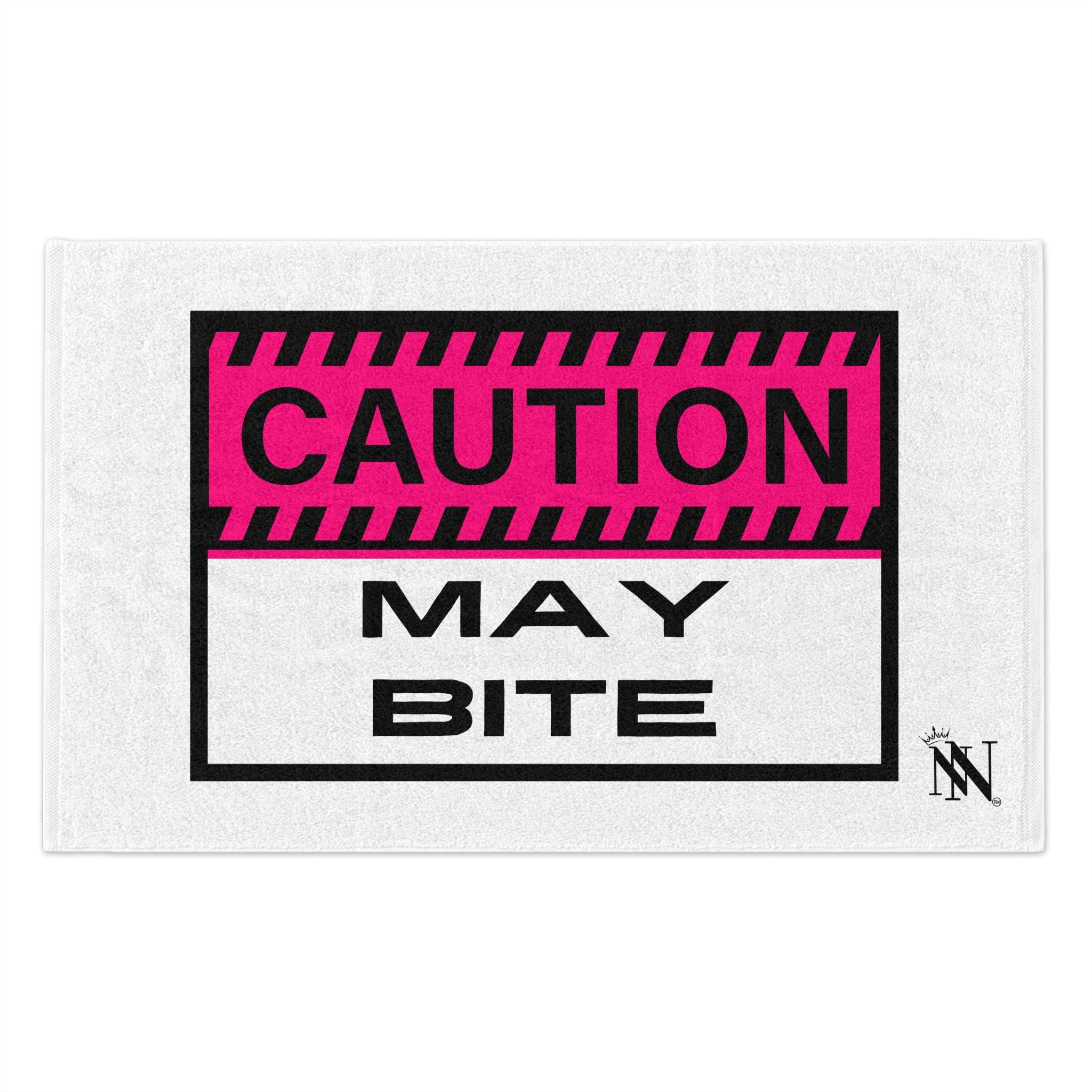 Caution: May Bite | Mix & Match Soft Fun-Flirty Lovers’ Towels