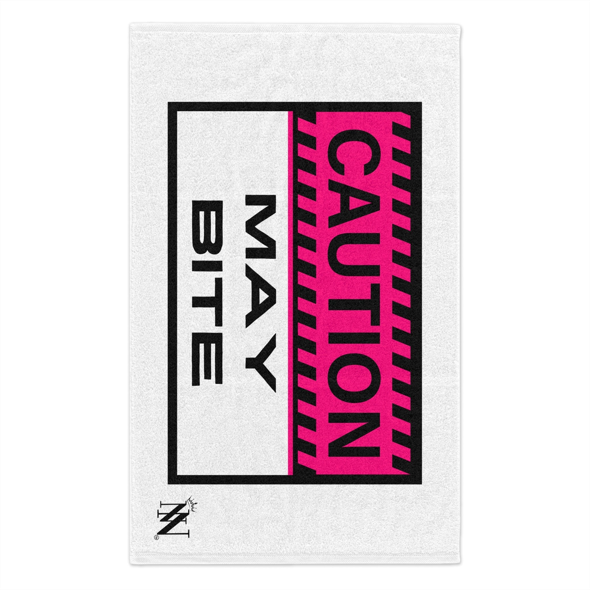 Caution: May Bite | Mix & Match Soft Fun-Flirty Lovers’ Towels
