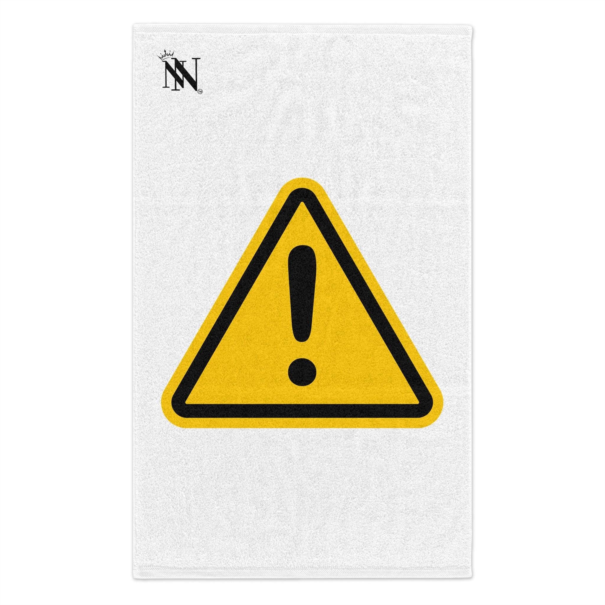 Caution Sign | Mix & Match Soft Fun-Flirty Lovers’ Towels