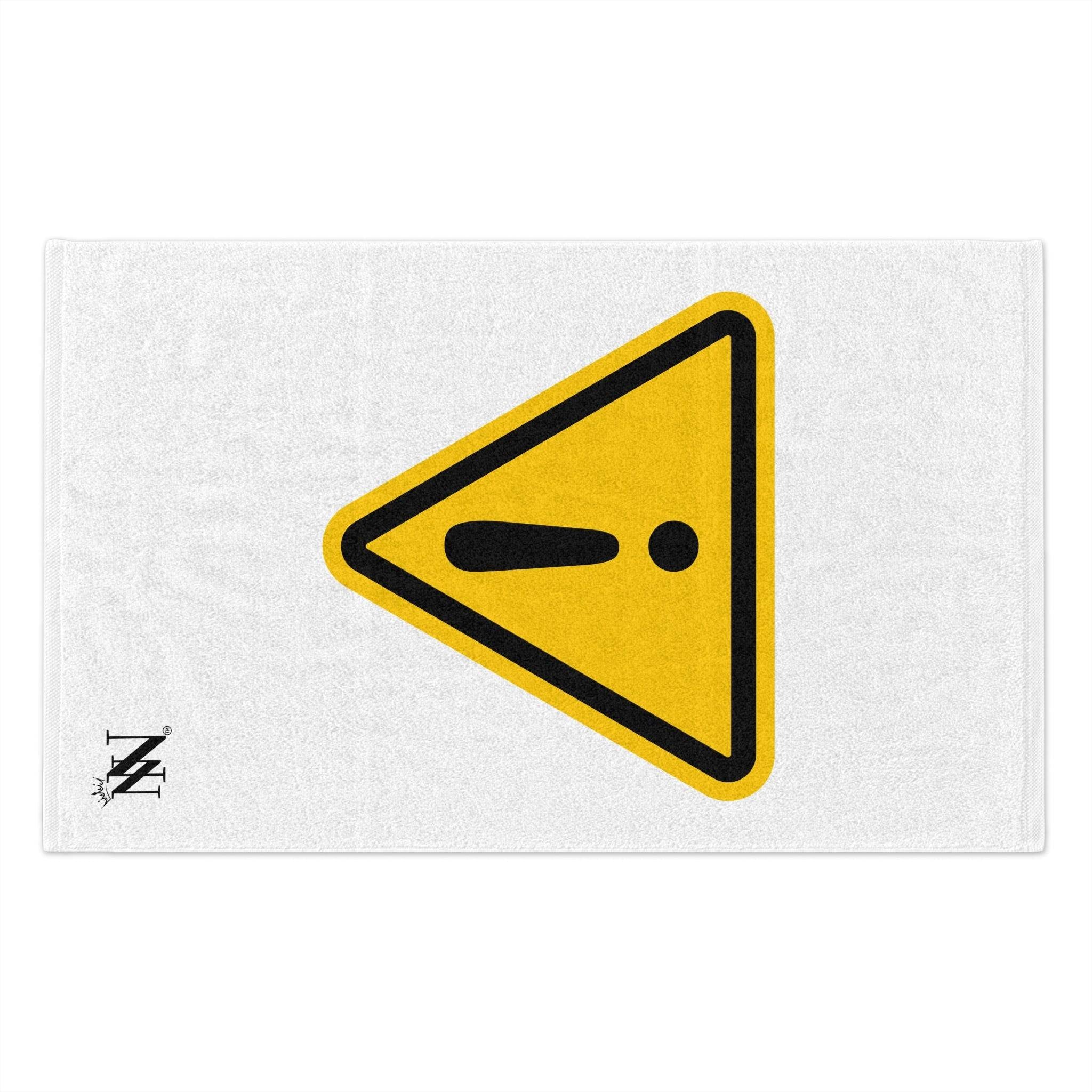 Caution Sign | Mix & Match Soft Fun-Flirty Lovers’ Towels