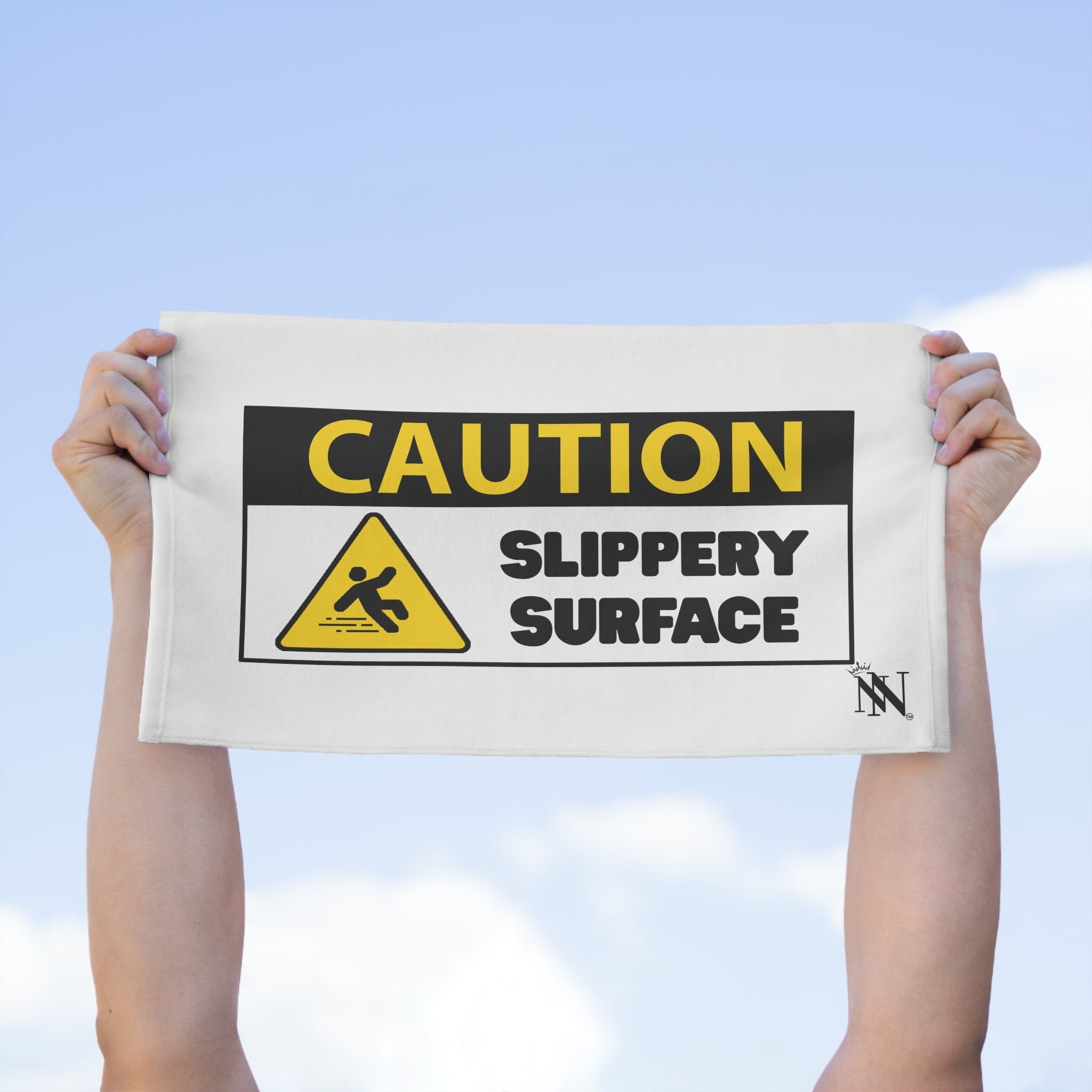 Caution: Slippery Surface | Mix & Match Soft Fun-Flirty Lovers’ Towels