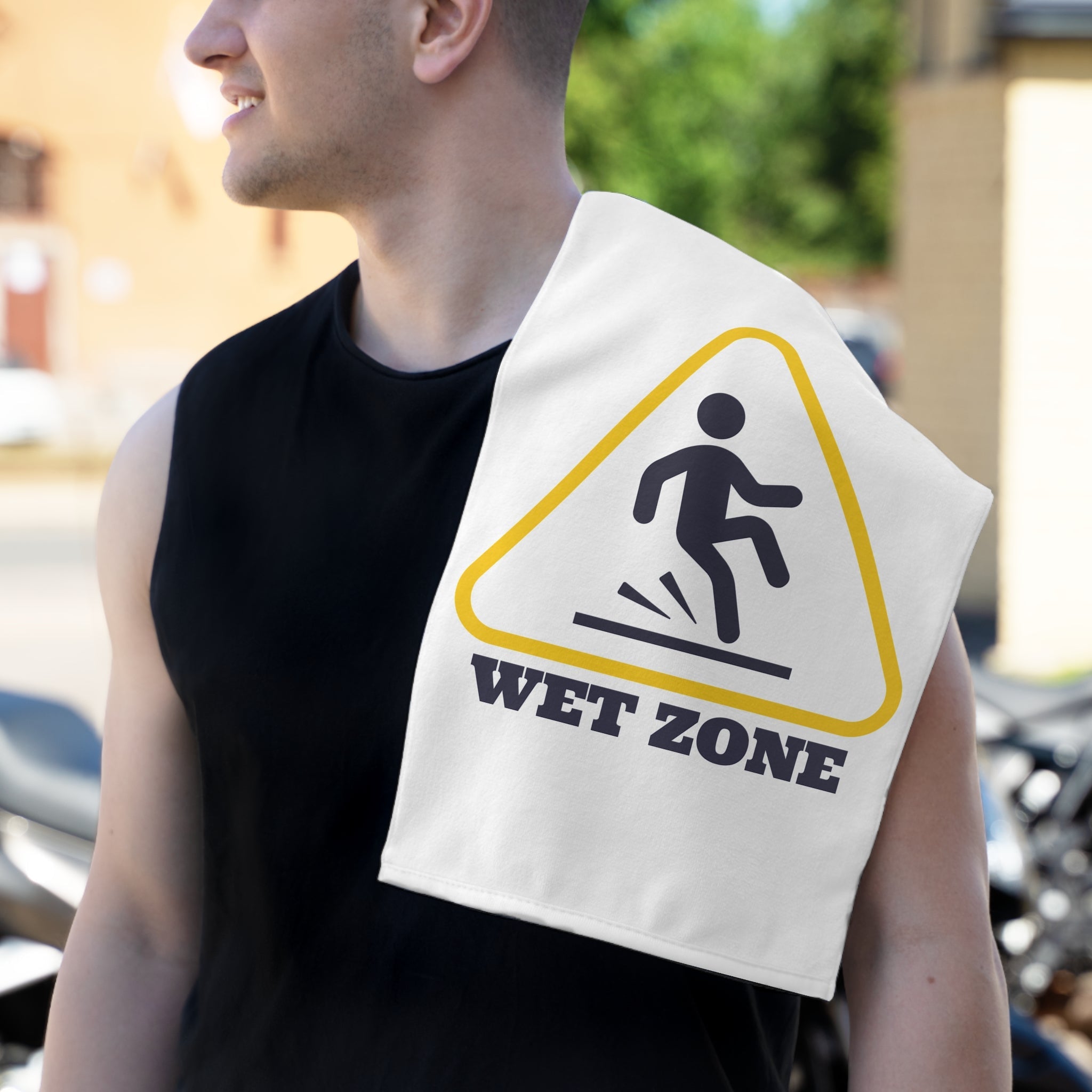 Caution: Wet Zone | Mix & Match Soft Fun-Flirty Lovers’ Towels