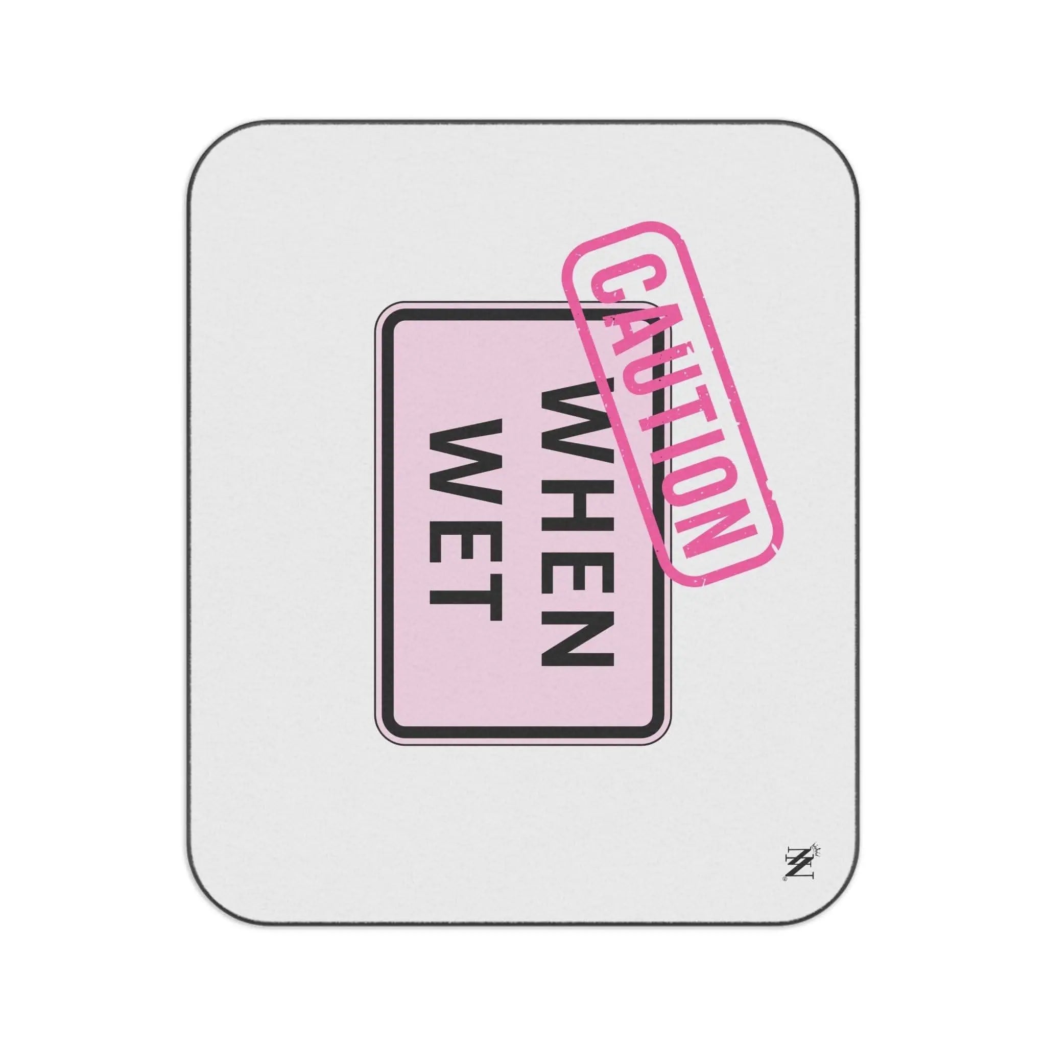 Caution When Wet | Mix Match Fun-Flirty Lovers’ Water-Resistant Blankets