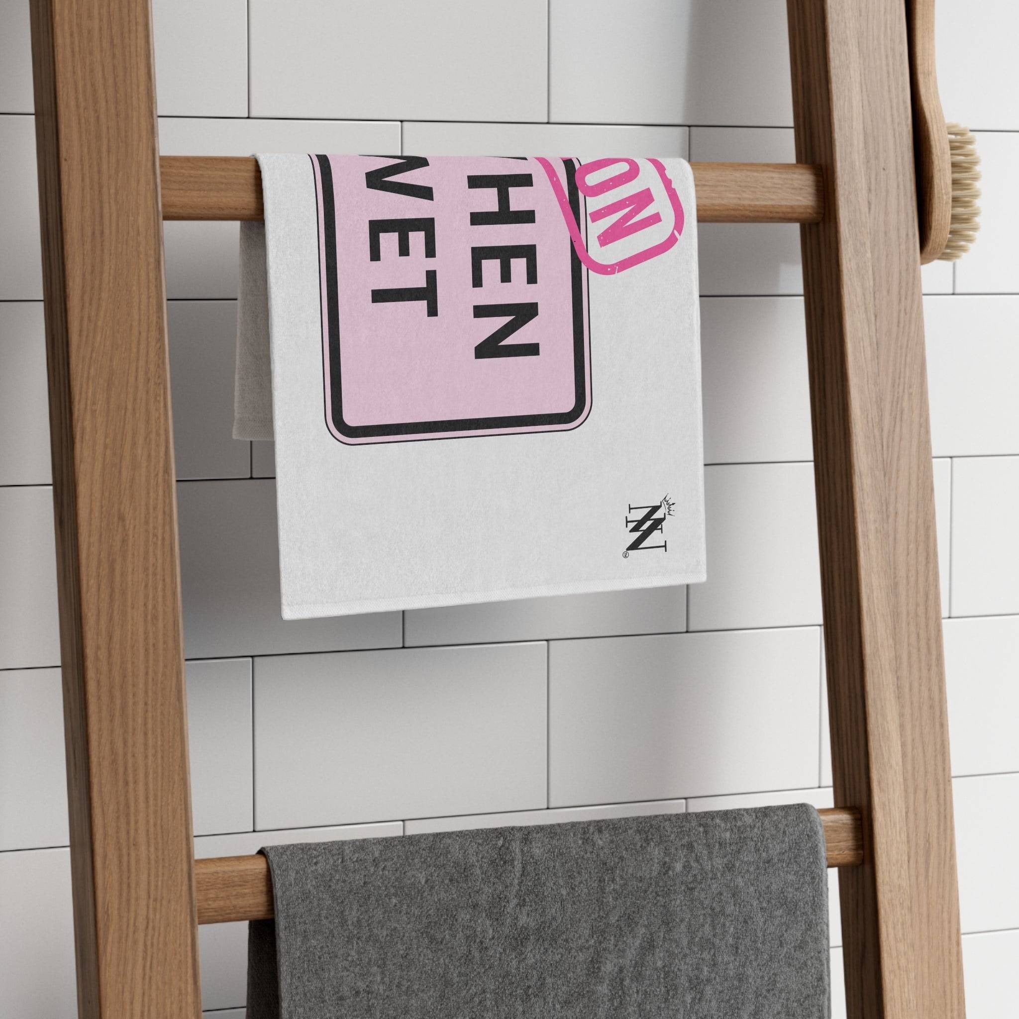 Caution When Wet | Mix & Match Soft Fun-Flirty Loversâ Towels
