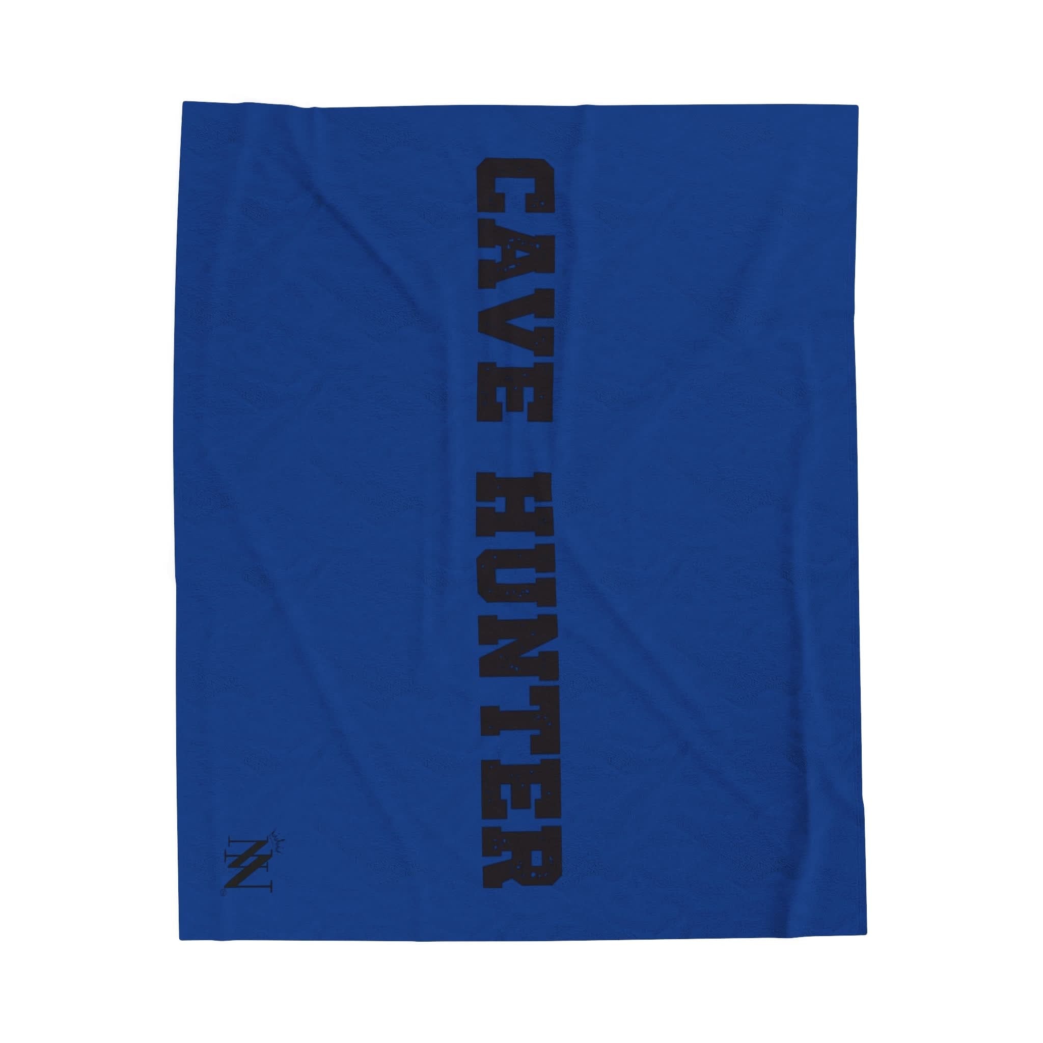 Cave Hunter Cum Squirt Sex Blanket Blue