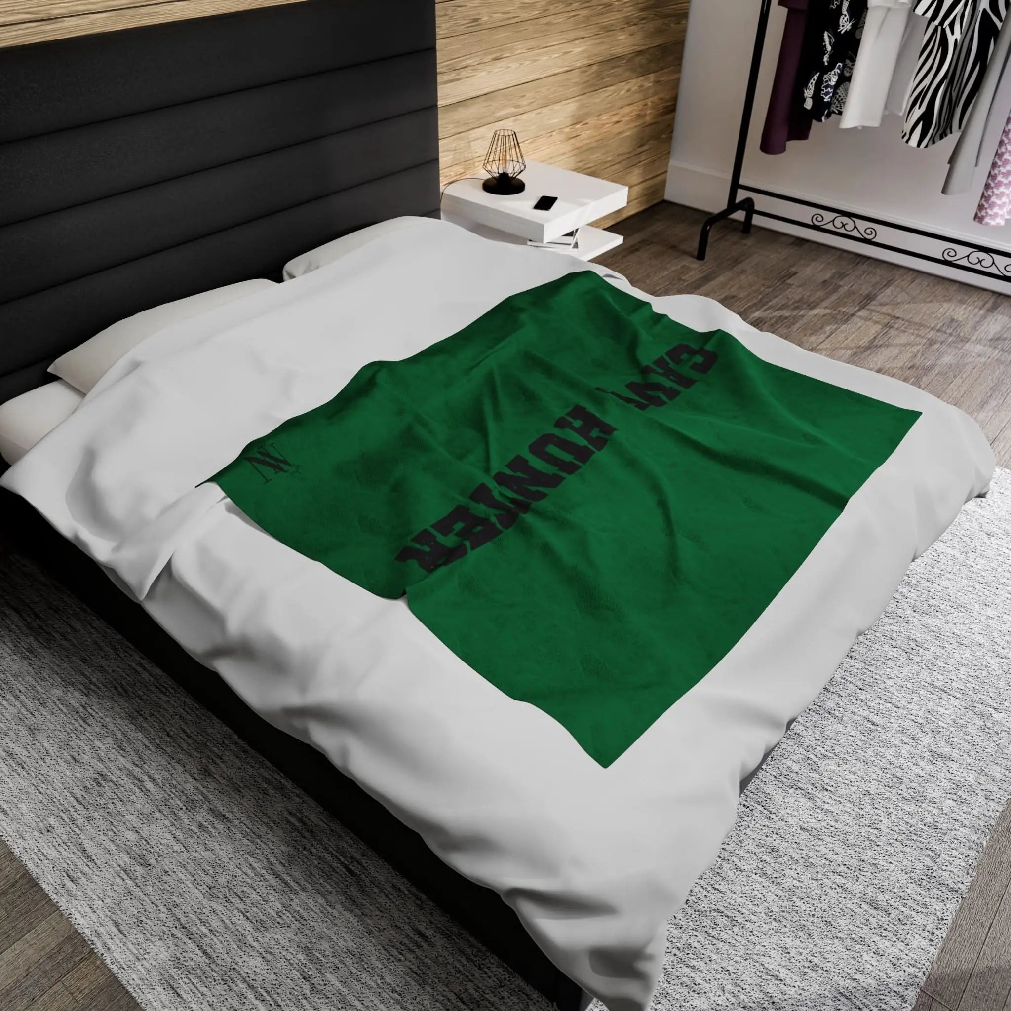 Cave Hunter Cum Squirt Sex Blanket Green