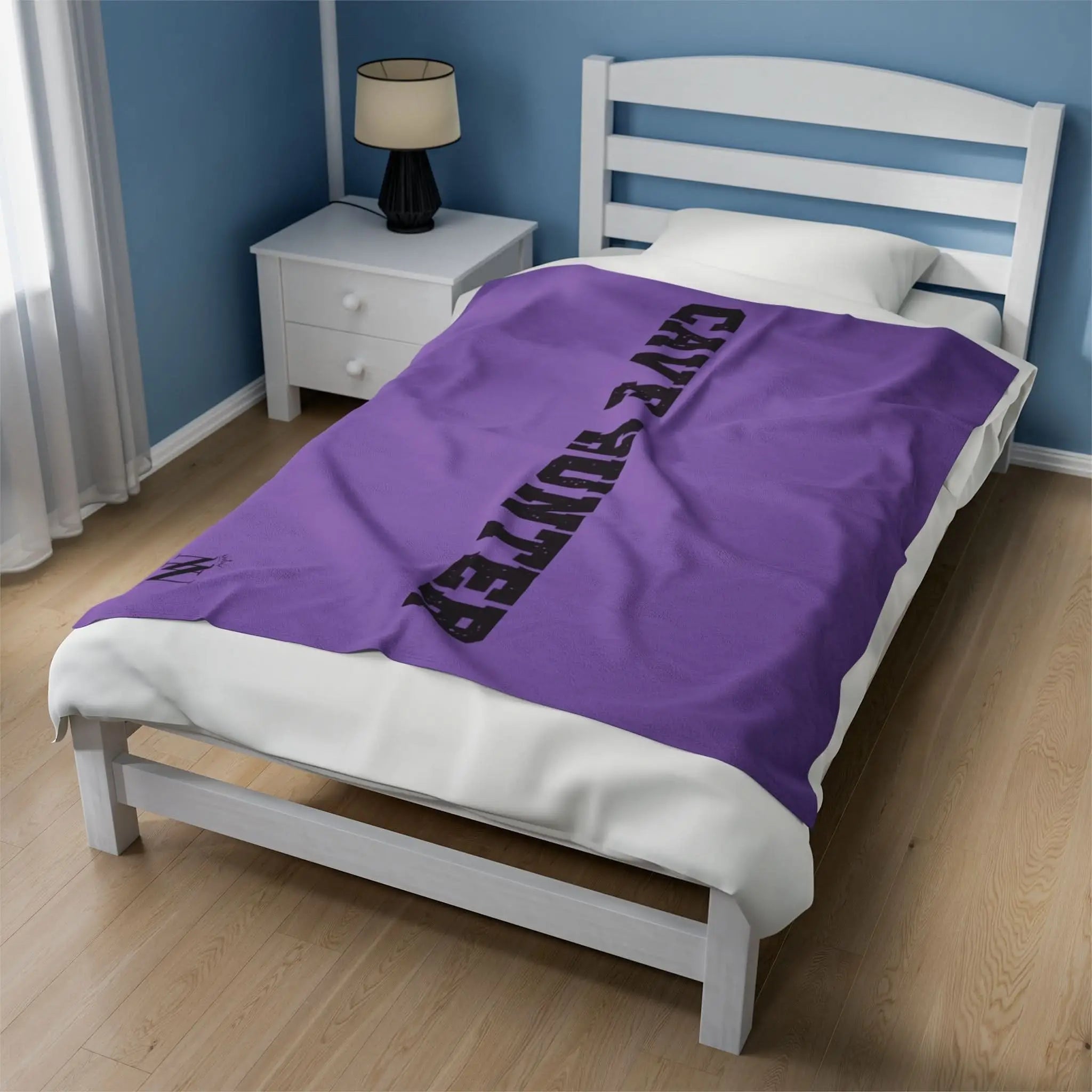 Cave Hunter Cum Squirt Sex Blanket Lavendar