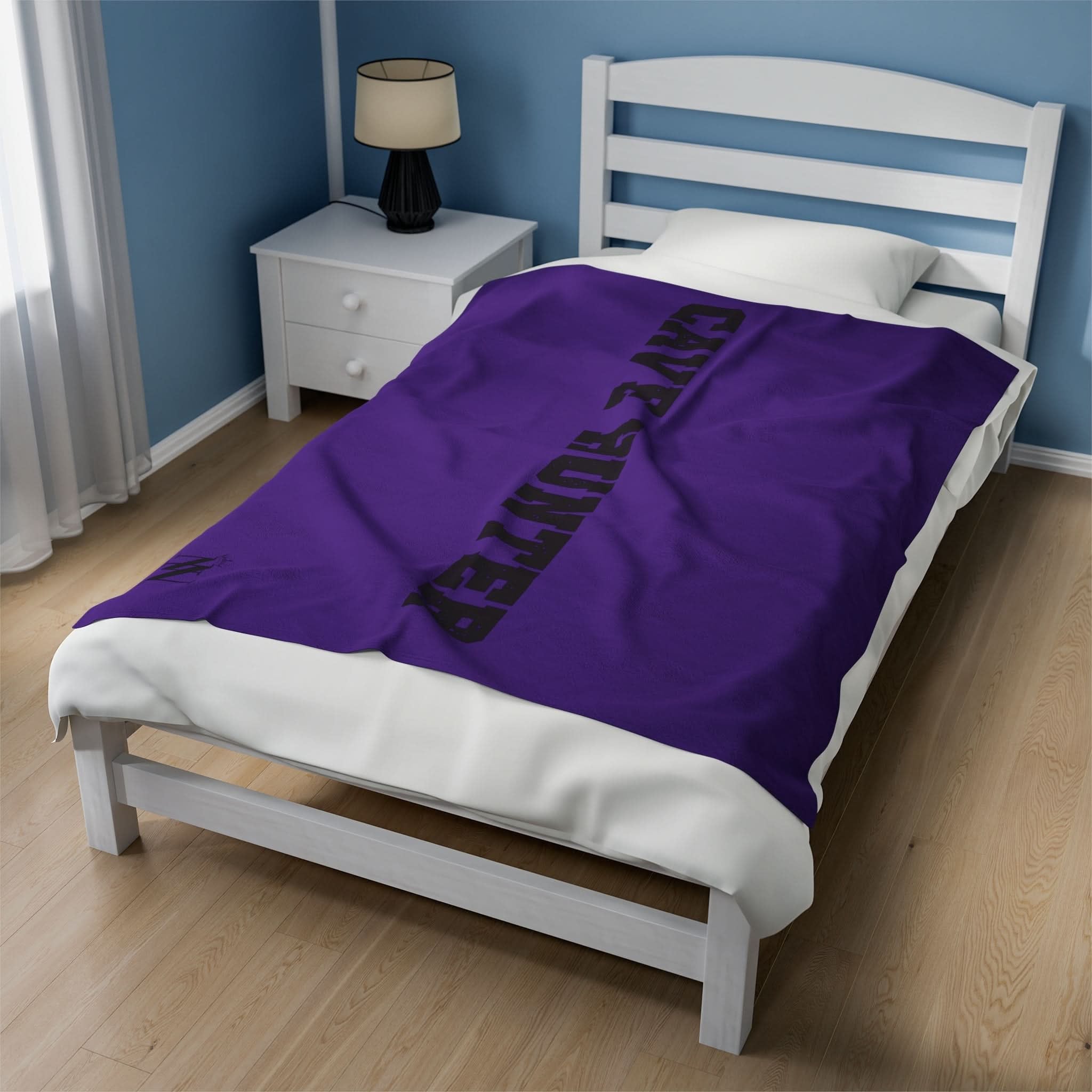 Cave Hunter Cum Squirt Sex Blanket Purple