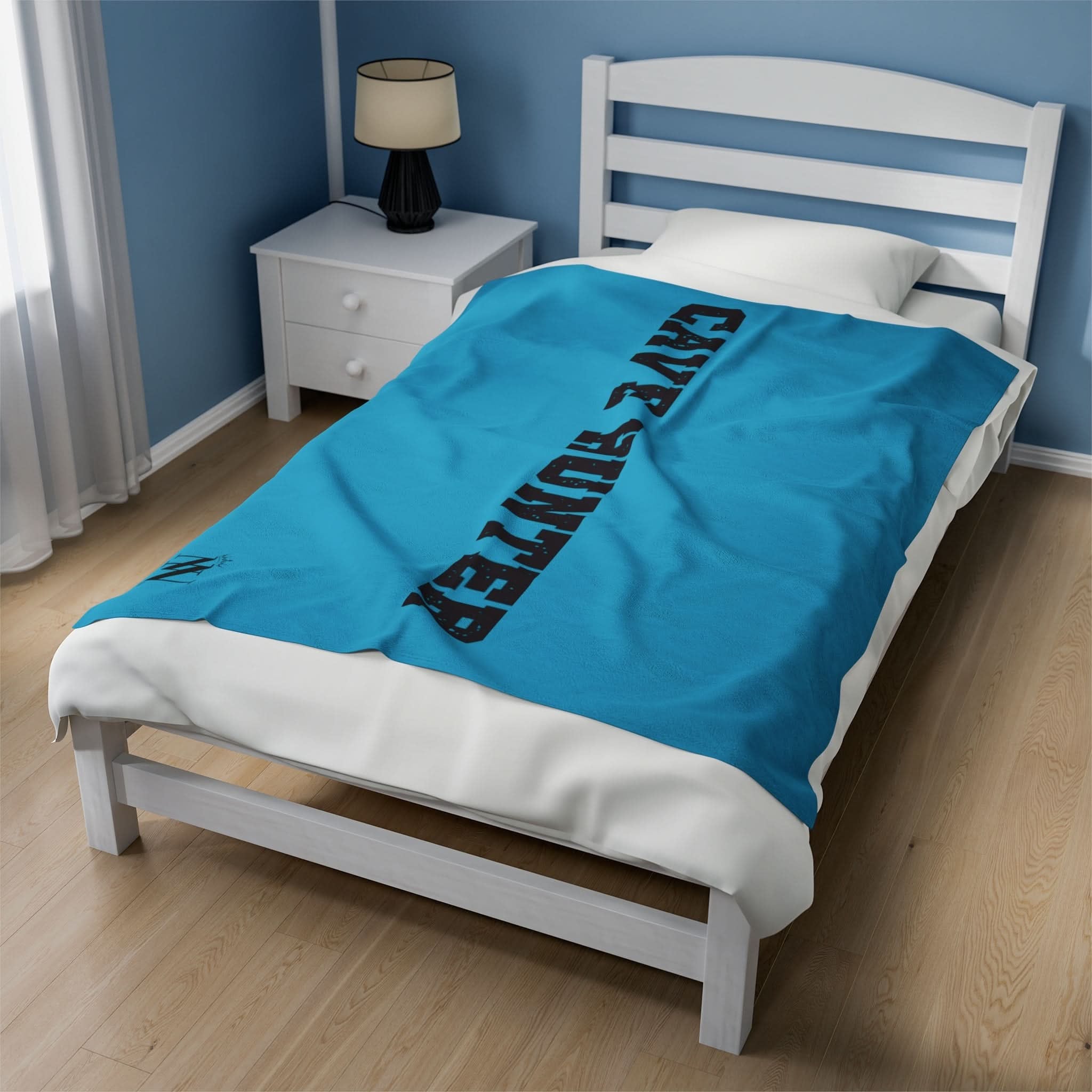 Cave Hunter Cum Squirt Sex Blanket Teal