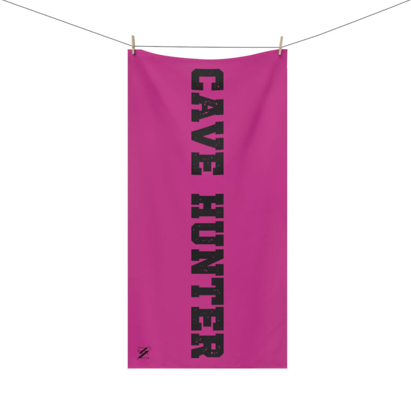 Cave Hunter Fuscia | Mix & Match XL Fun-Flirty Lovers’ Towels