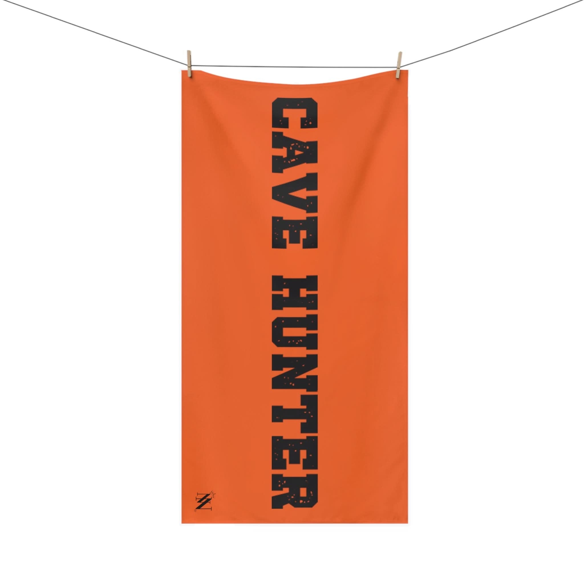 Cave Hunter Orange | Mix & Match XL Fun-Flirty Lovers’ Towels