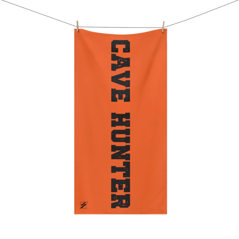 Cave Hunter Orange | Mix & Match XL Fun-Flirty Lovers’ Towels