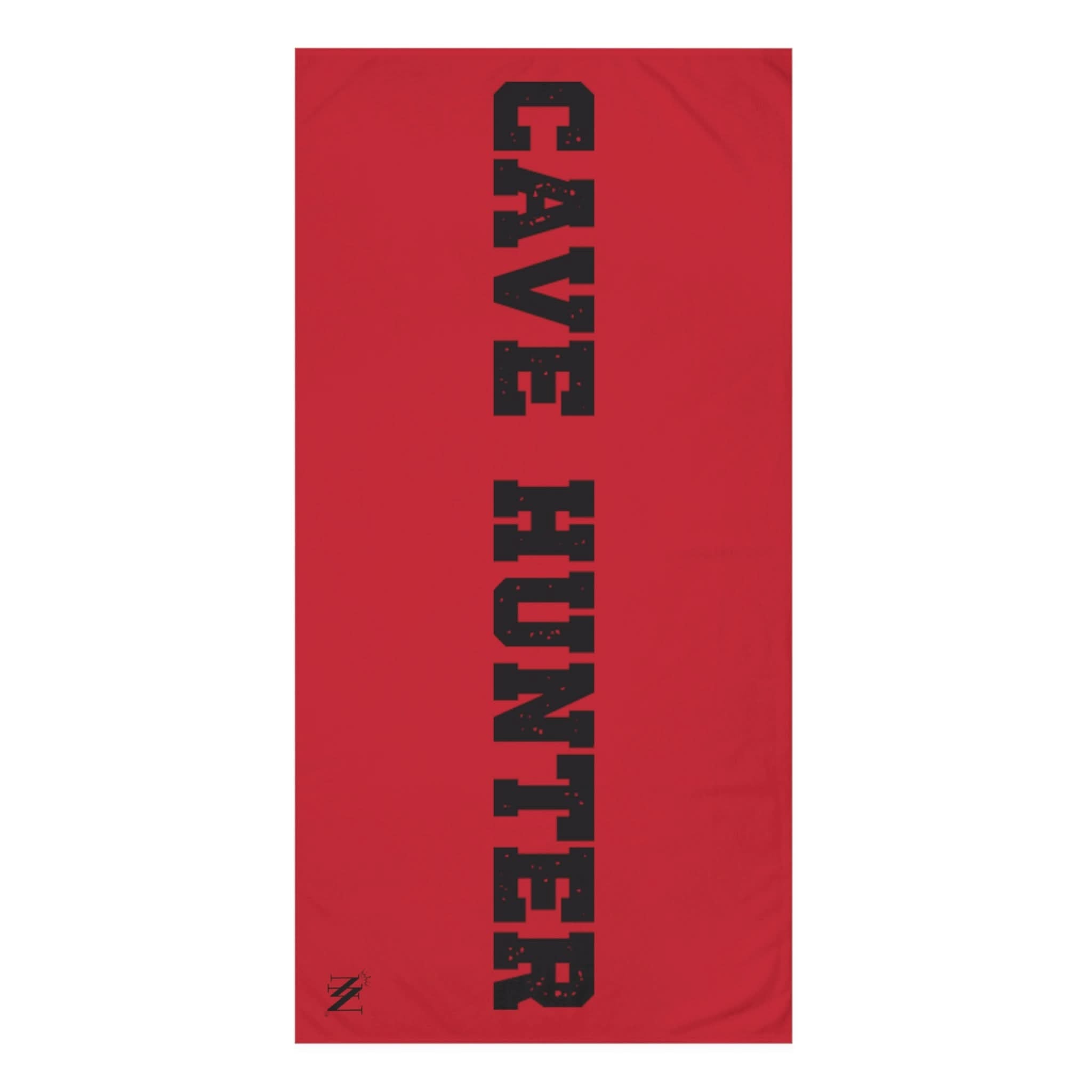 Cave Hunter Red | Mix & Match XL Fun-Flirty Lovers’ Towels