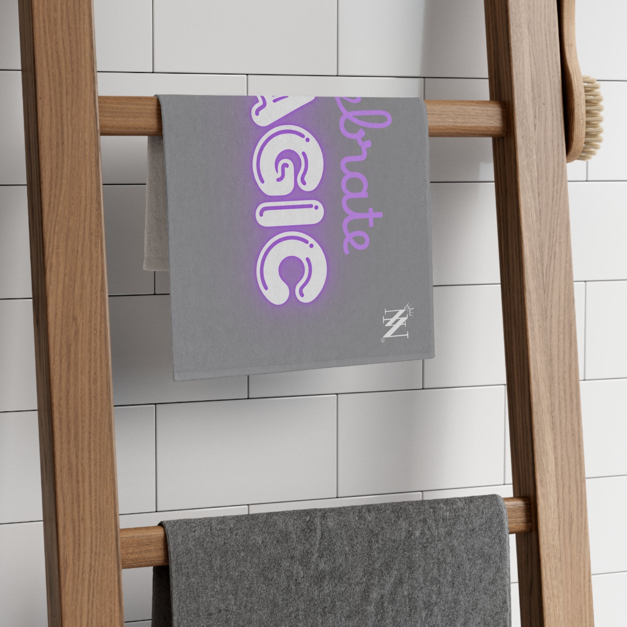 Celebrate Magic Grey | Mix & Match Soft Fun-Flirty Lovers’ Towels