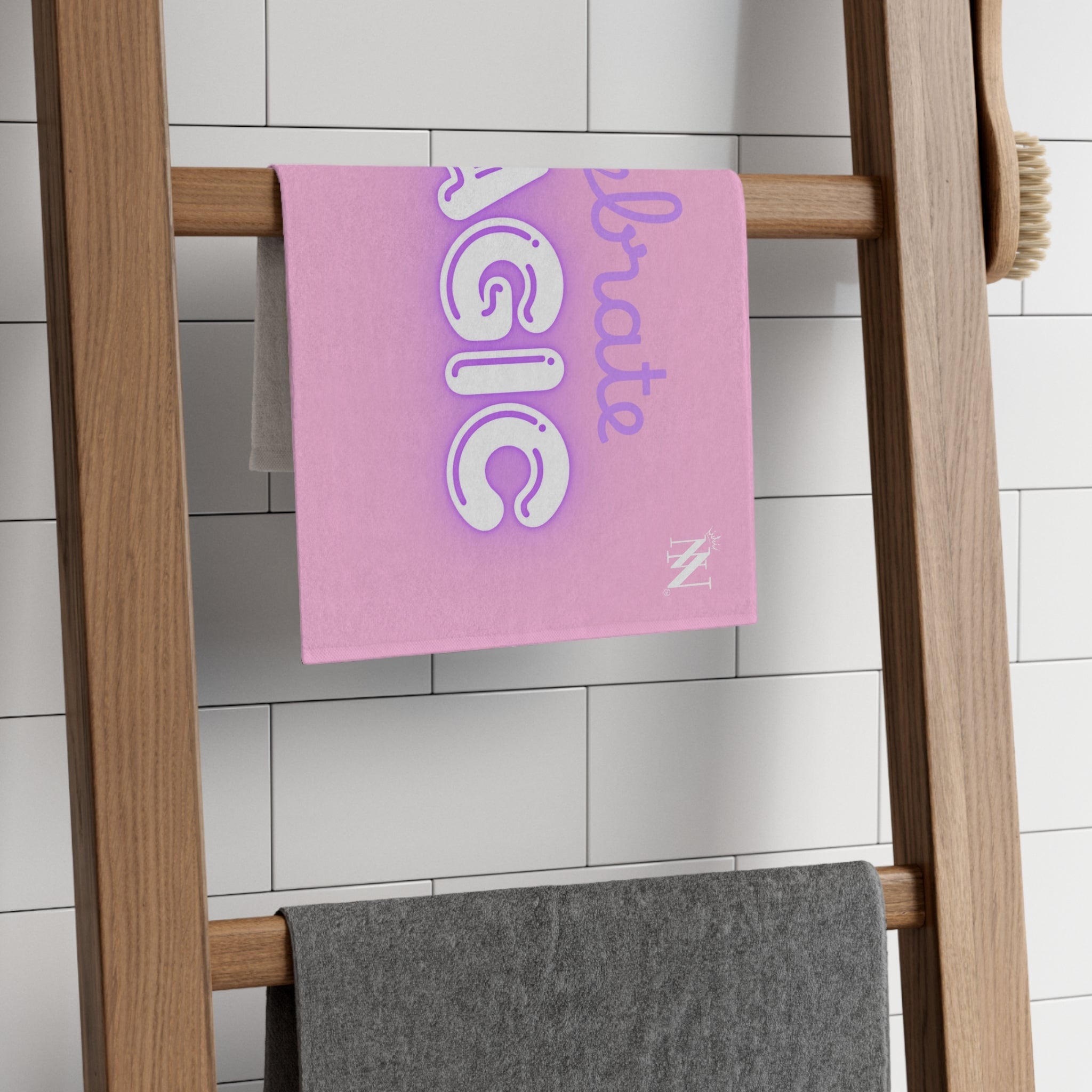 Celebrate Magic Light Pink | Mix & Match Soft Fun-Flirty Lovers’ Towels