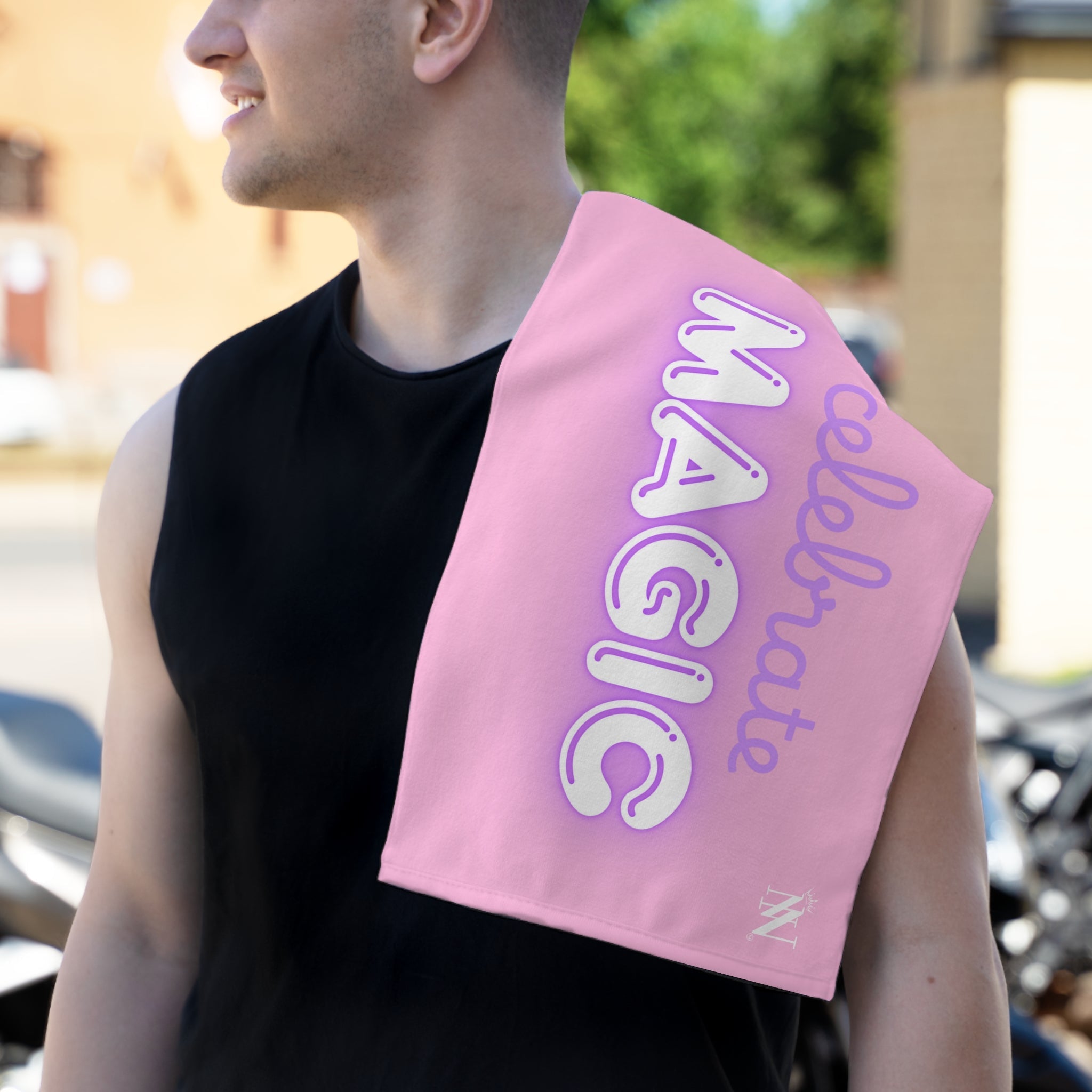 Celebrate Magic Light Pink | Mix & Match Soft Fun-Flirty Lovers’ Towels