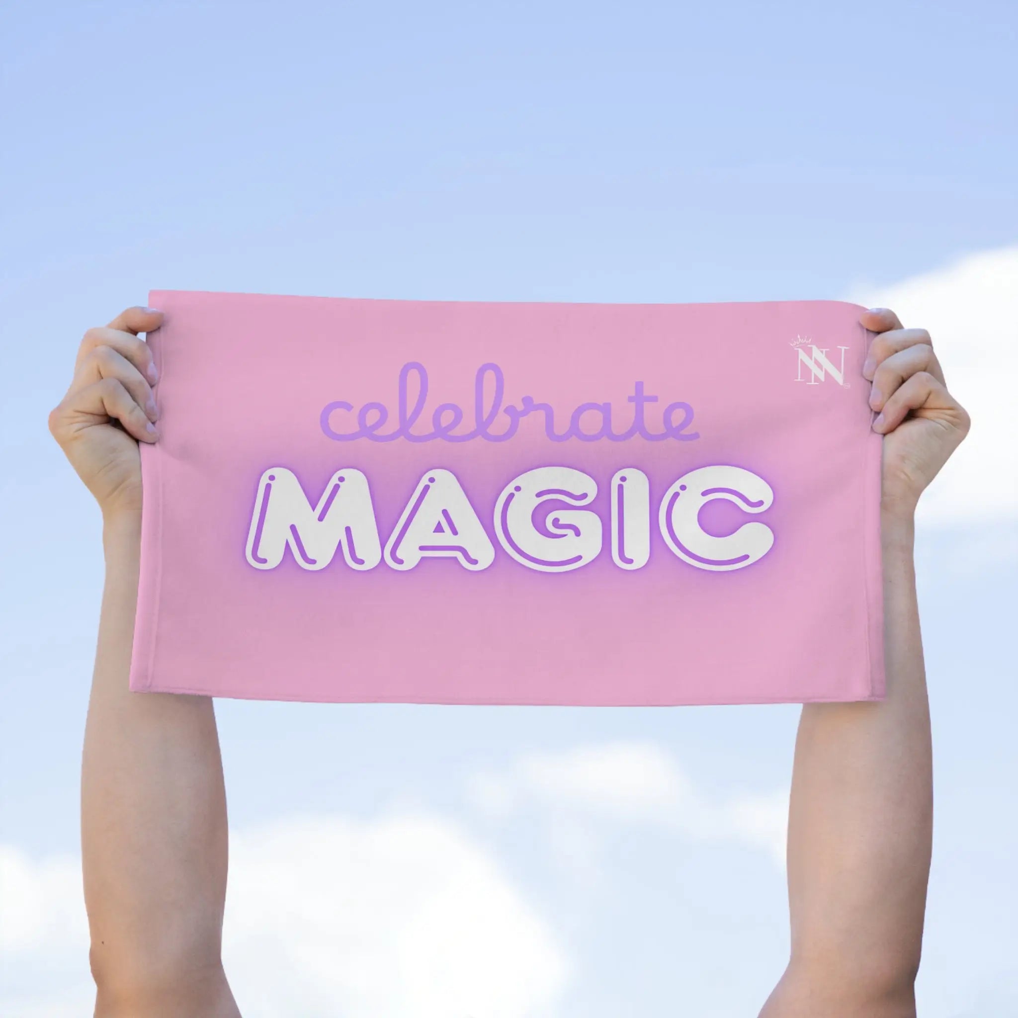 Celebrate Magic Light Pink | Mix & Match Soft Fun-Flirty Lovers’ Towels