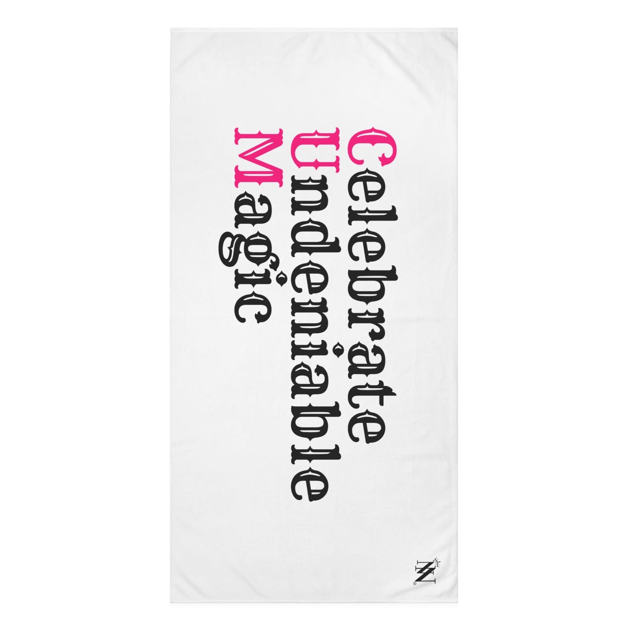 Celebrate Undeniable Magic | Mix & Match Naughty XL Fun-Flirty Lovers’ Towels